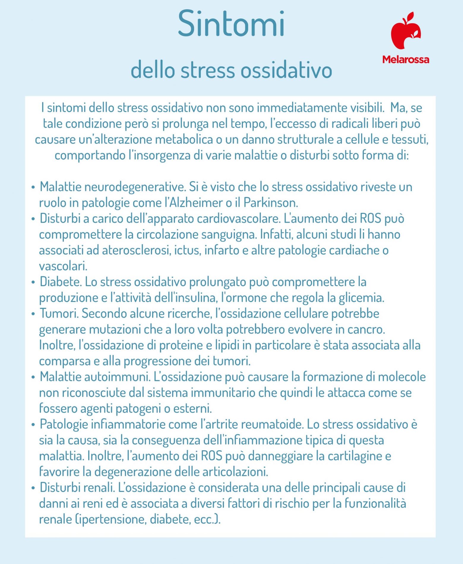 Stress ossidativo: che cos'è, cause e sintomi, come combatterlo, prevenzione 2 stress ossidativo sintomi