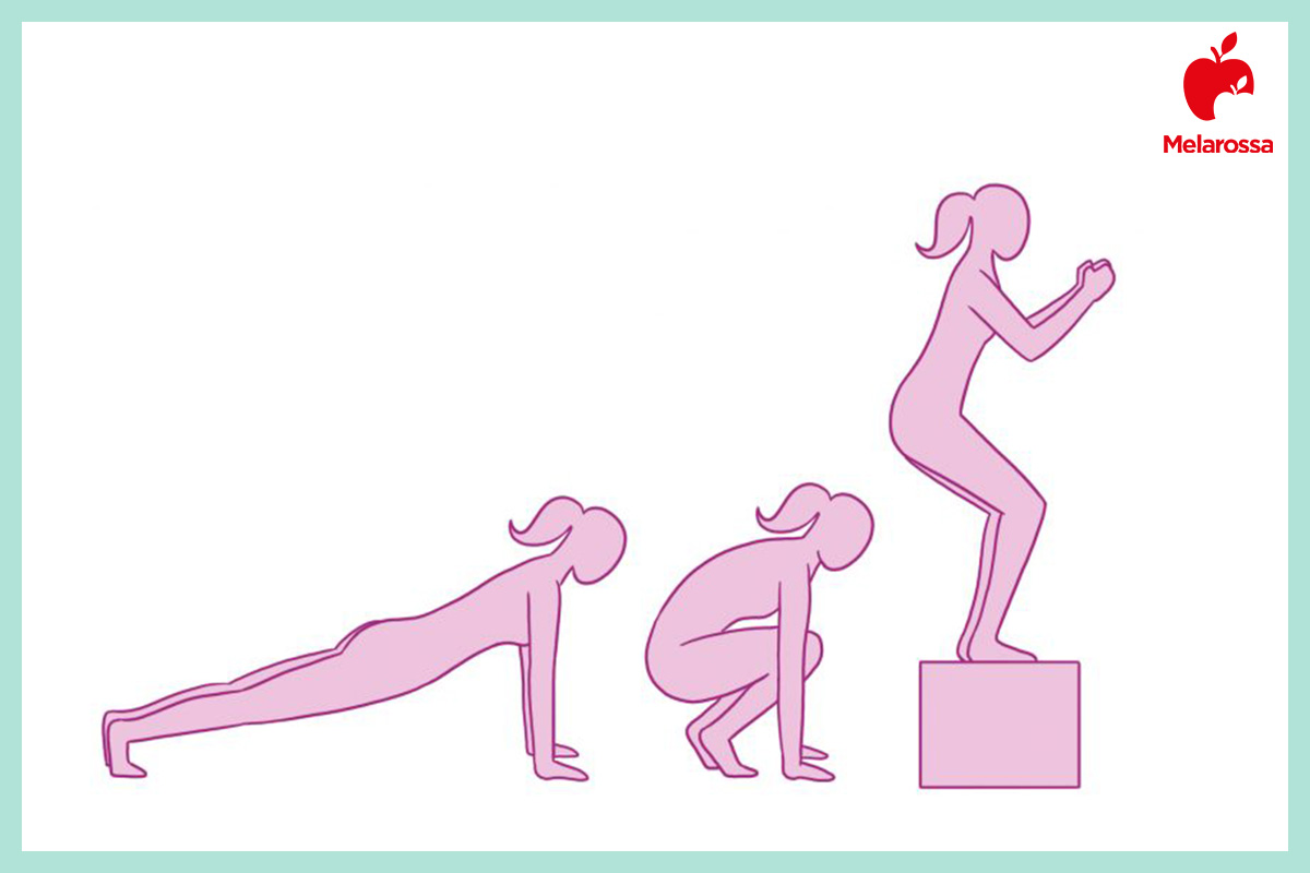 Burpees: cosa sono, tecnica, benefici e programmi di allenamento per bruciare grassi 5 burpess frog jump