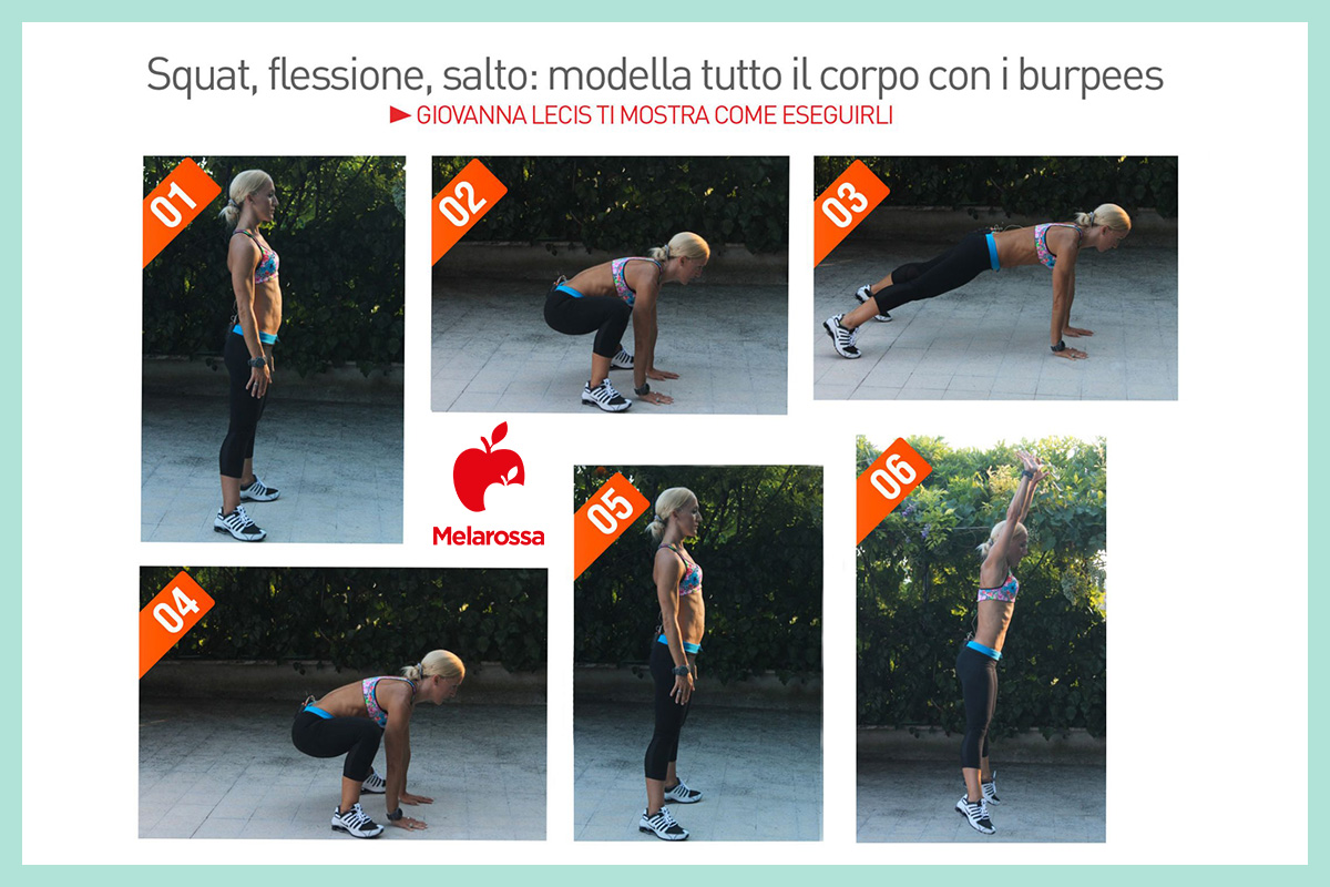 Burpees: cosa sono, tecnica, benefici e programmi di allenamento per bruciare grassi 2 burpees: come farli correttamente