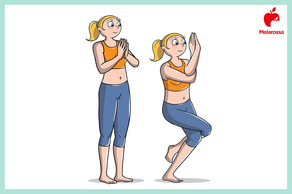 Power yoga: cos'è, benefici, posizioni e come funziona 7 power Yoga: posizione dell'aquila
