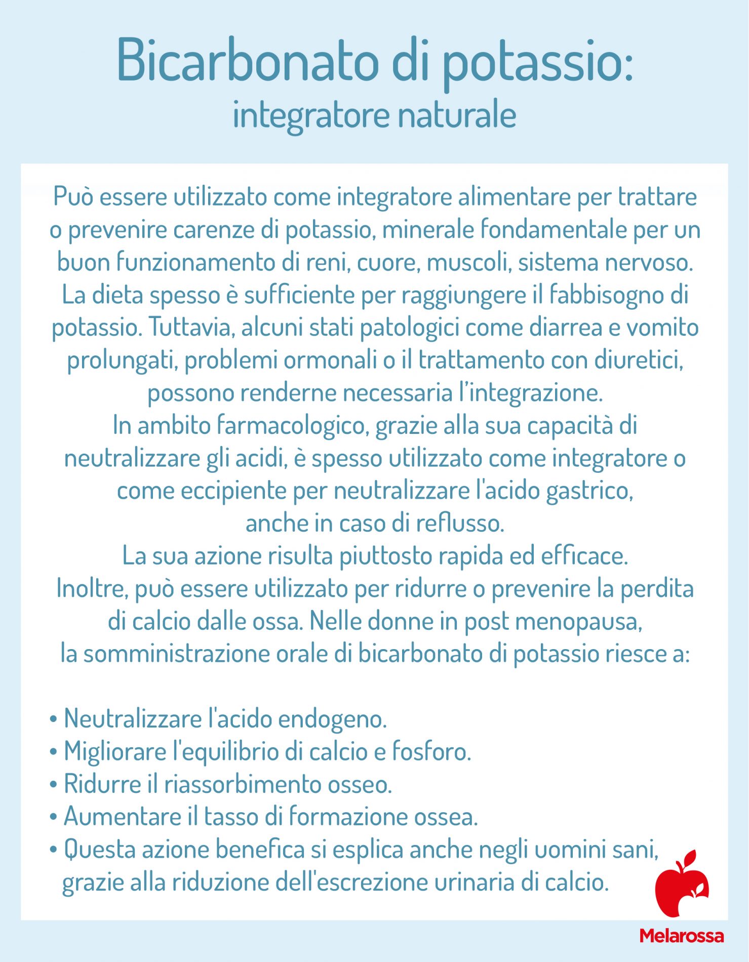 Bicarbonato di potassio: che cos'è, a cosa serve, benefici e proprietà, usi 3 bicarbonato di potassio: integratore naturale