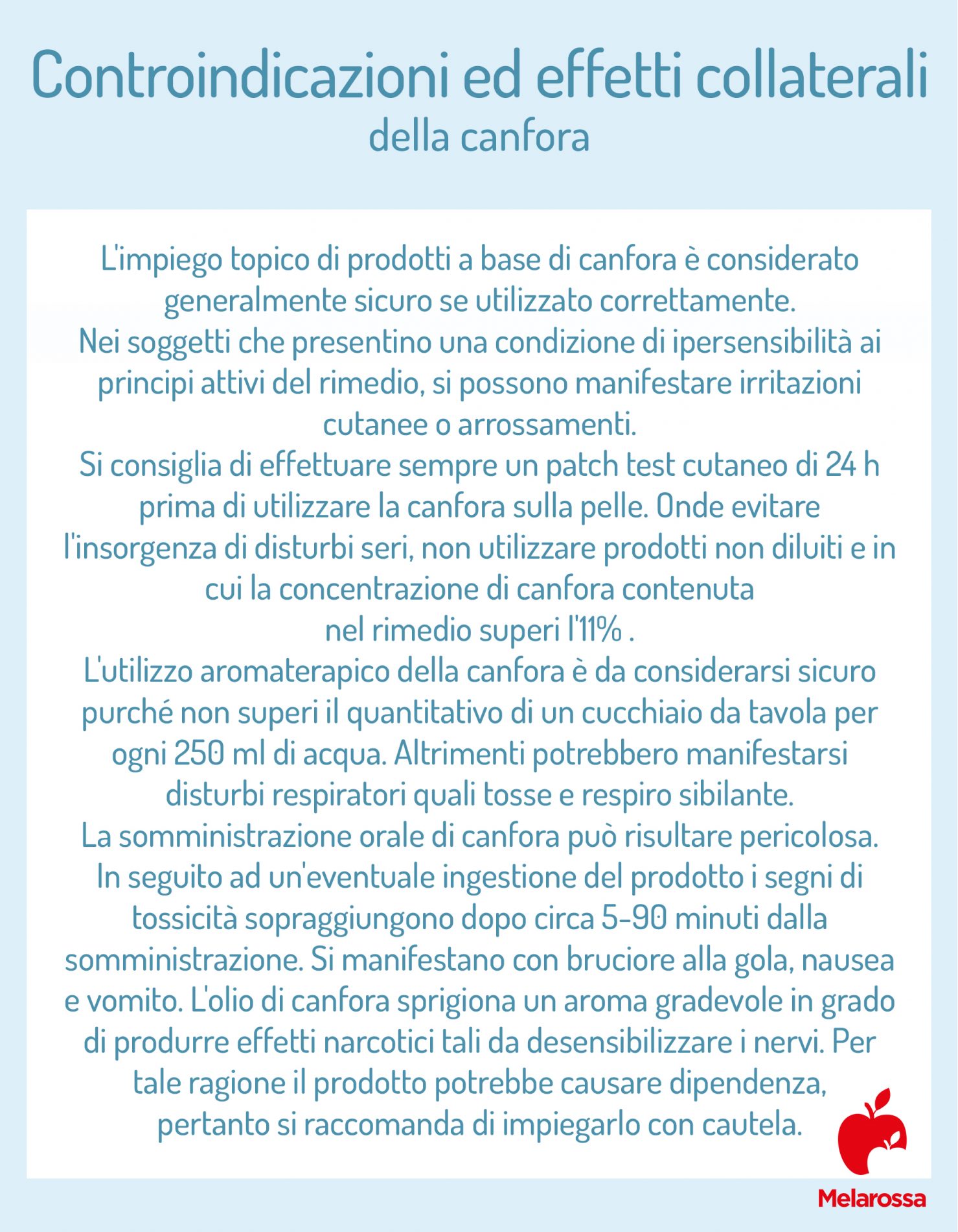 Canfora: che cos'è, proprietà, benefici, usi e controindicazioni 6 controindicazioni della canfora
