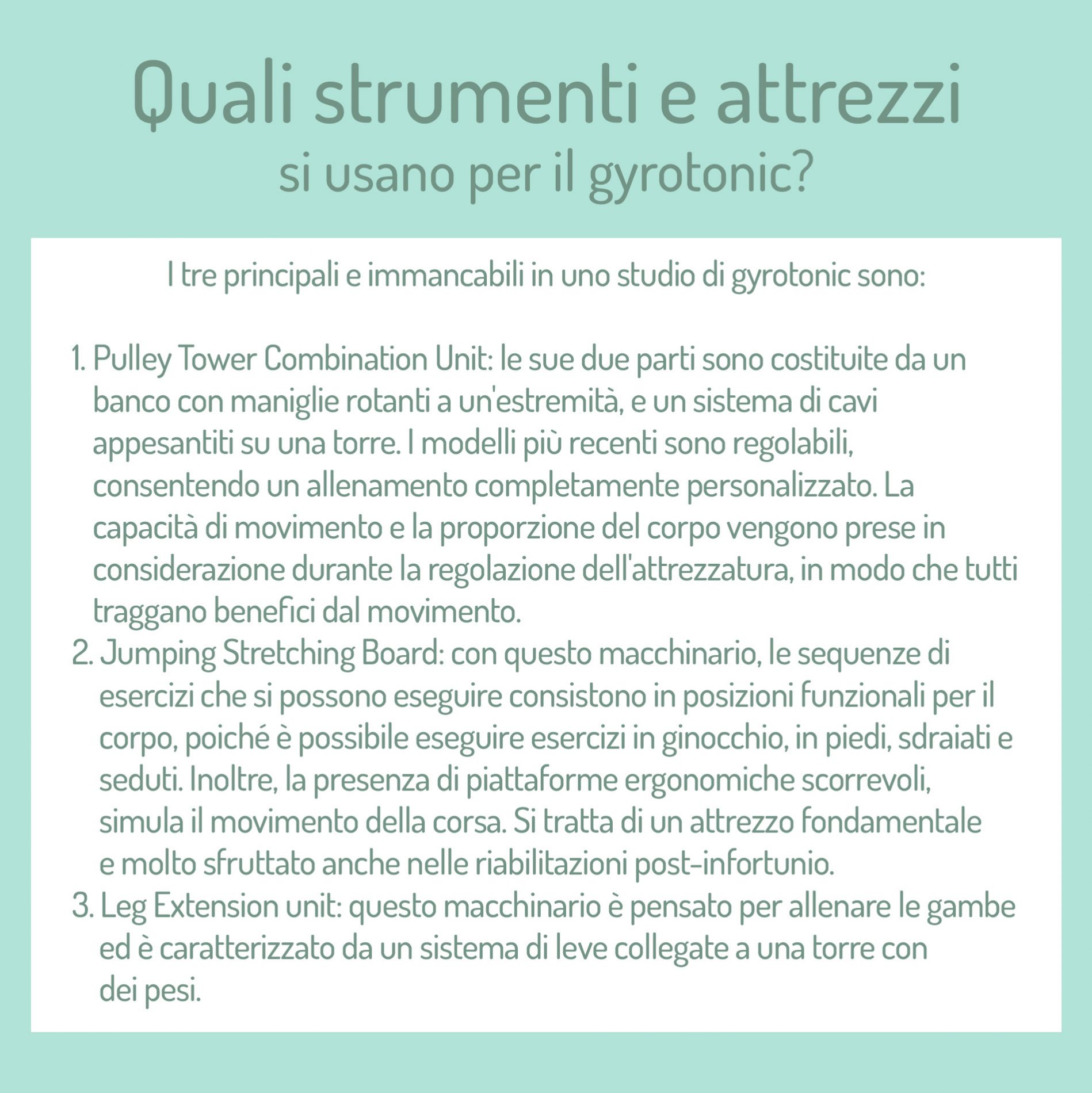 Gyrotonic: che cos'è, come si pratica, benefici e quanto costa una seduta 2 gyrotonic quali attrezzi si usano 1