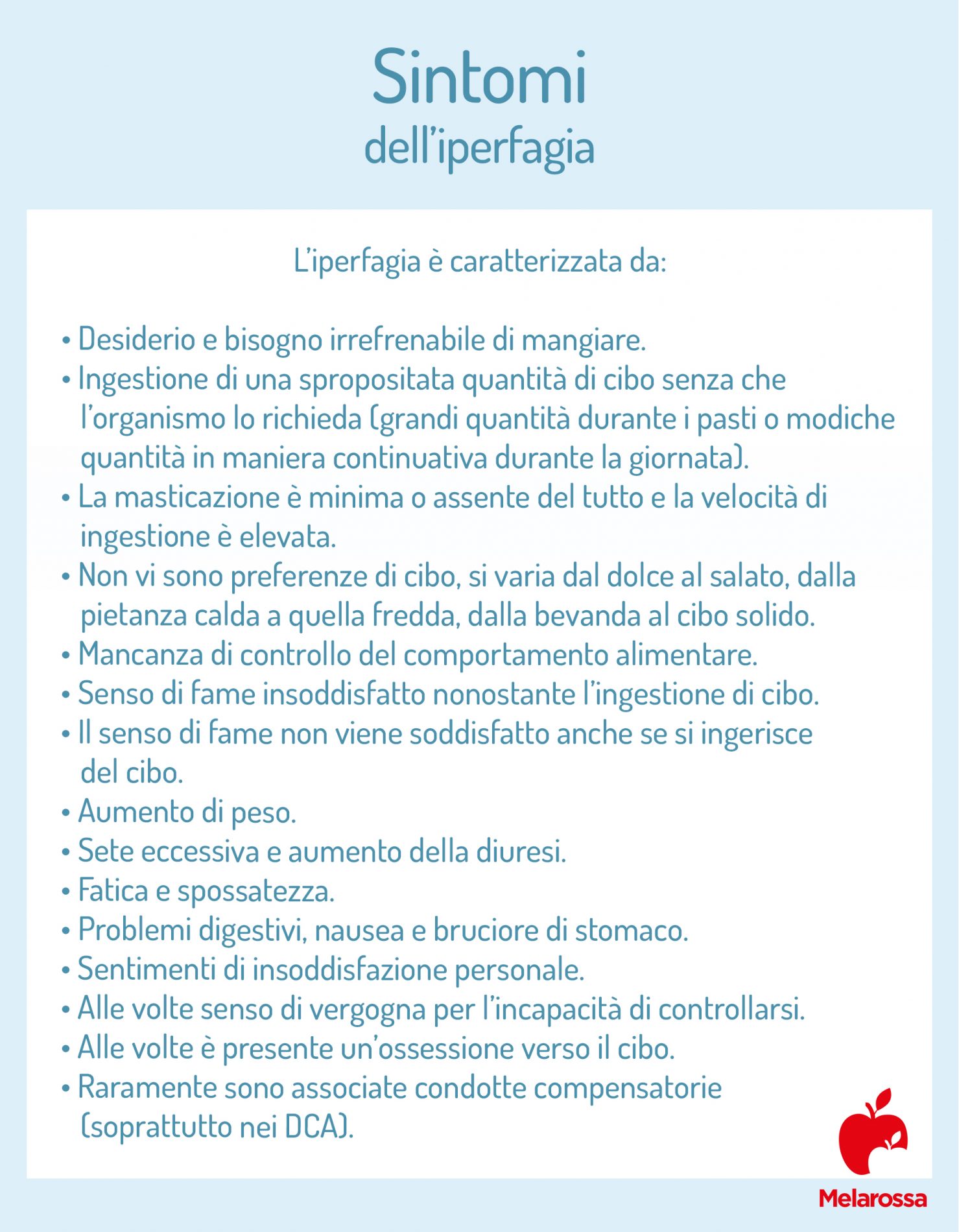 Iperfagia: che cos'è, cause, sintomi e come controllare la fame eccessiva 2 sintomi dell'iperfagia