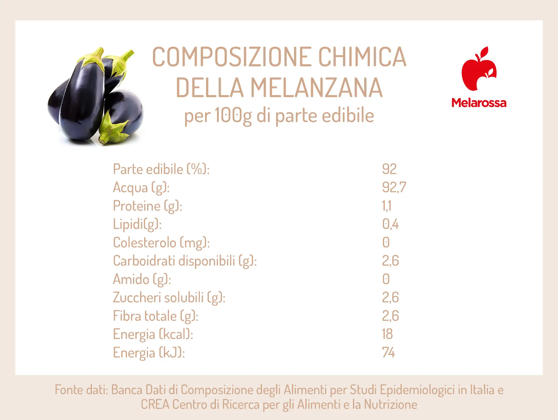 Melanzana: proprietà, calorie e come cucinarla 1 melanzane: composizione