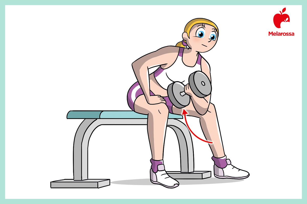 Esercizi bicipiti: i migliori allenamenti per tonificarli 3 esercizi per bicipiti: concentration curl