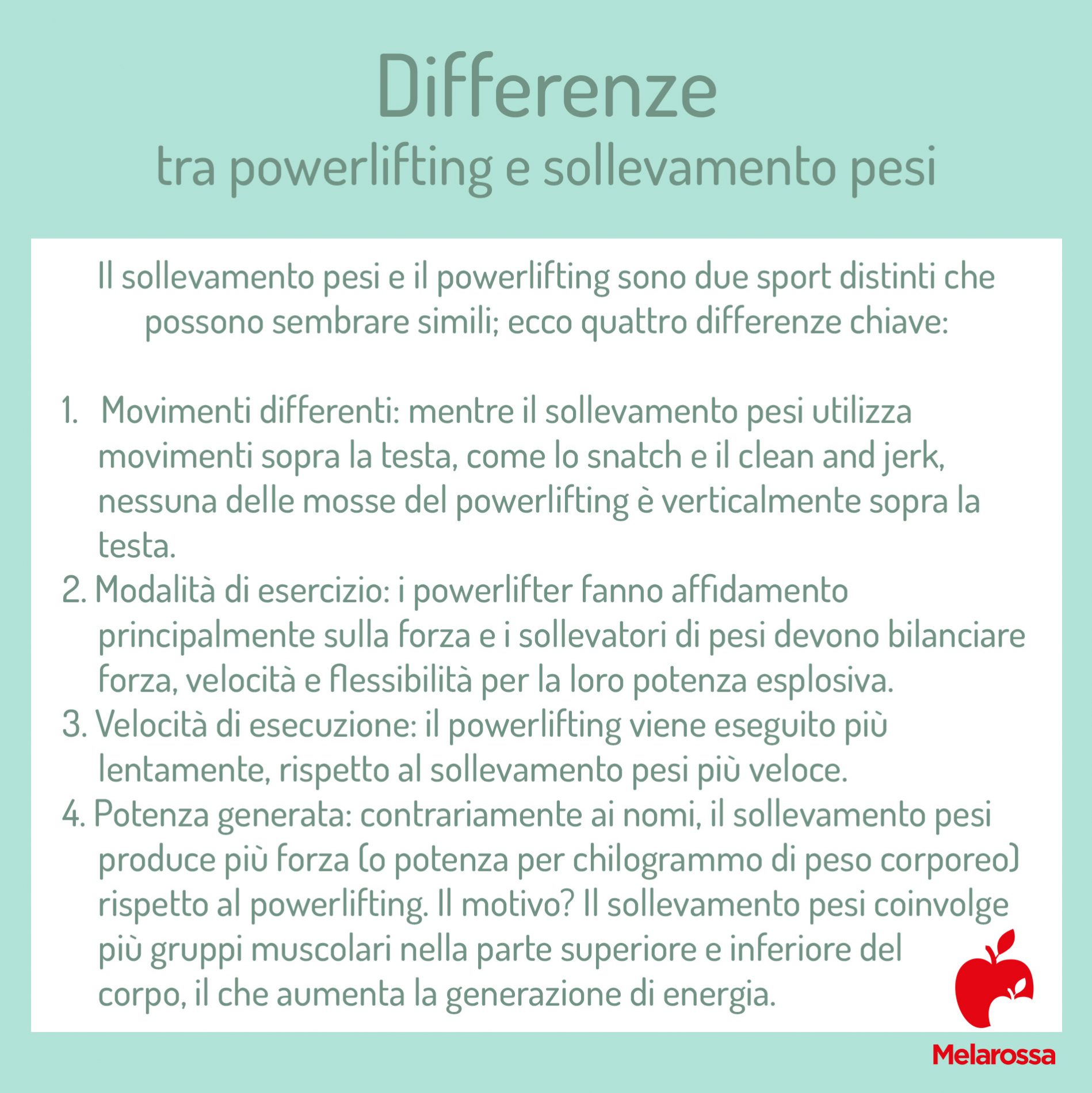 Powerlifting: cos'è, come si pratica e come iniziare in sicurezza, benefici e controindicazioni 7 powerlifting: differenze con sollevamenti pesi