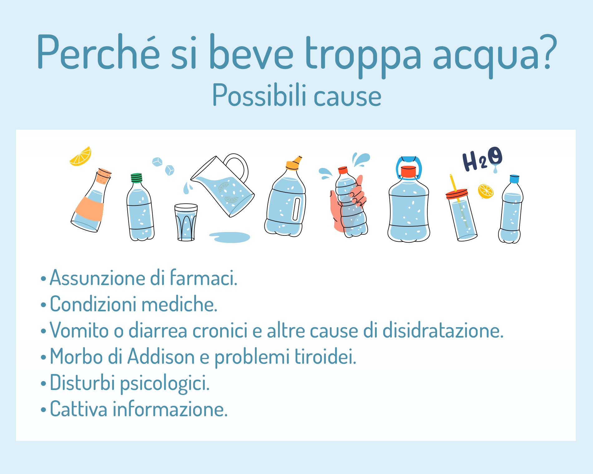Bere troppa acqua fa male? Sintomi e conseguenze dell'iperidratazione 4 perché si beve troppa acqua?