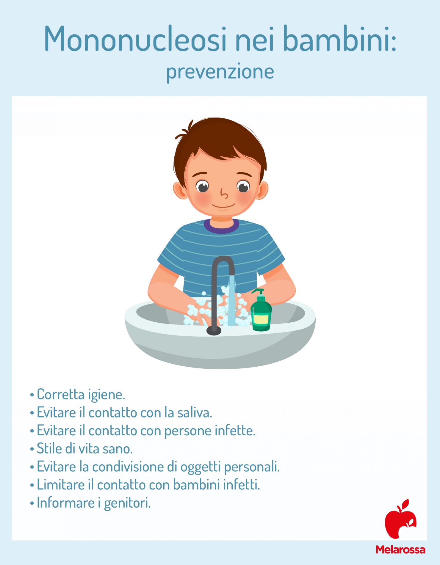 Mononucleosi nei bambini: sintomi, come si cura e come si trasmette 3 mononucleosi nei bambini: prevenzione