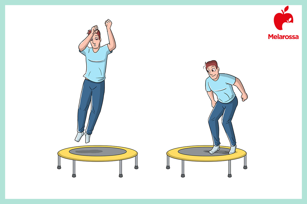 Rebounding o tappeto elastico: cos'è, benefici, come scegliere il trampolino giusto e il workout per bruciare grassi 5 rebounding o trampolino: esercizi da fare a casa