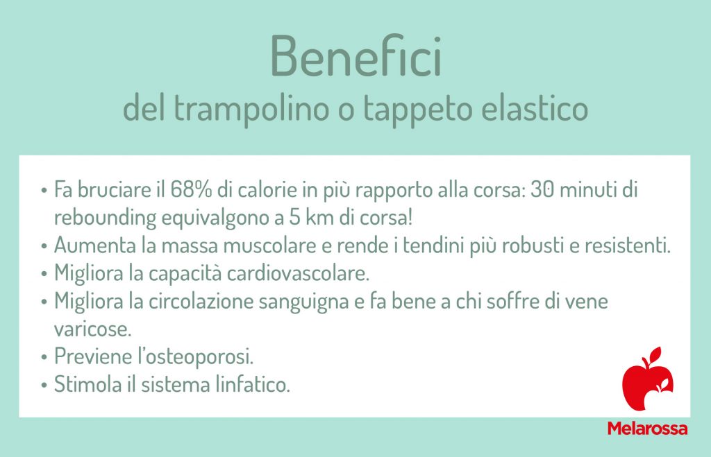 Rebounding o tappeto elastico: cos'è, benefici, come scegliere il trampolino giusto e il workout per bruciare grassi 3 rebounding tappeto elastico benefici 2
