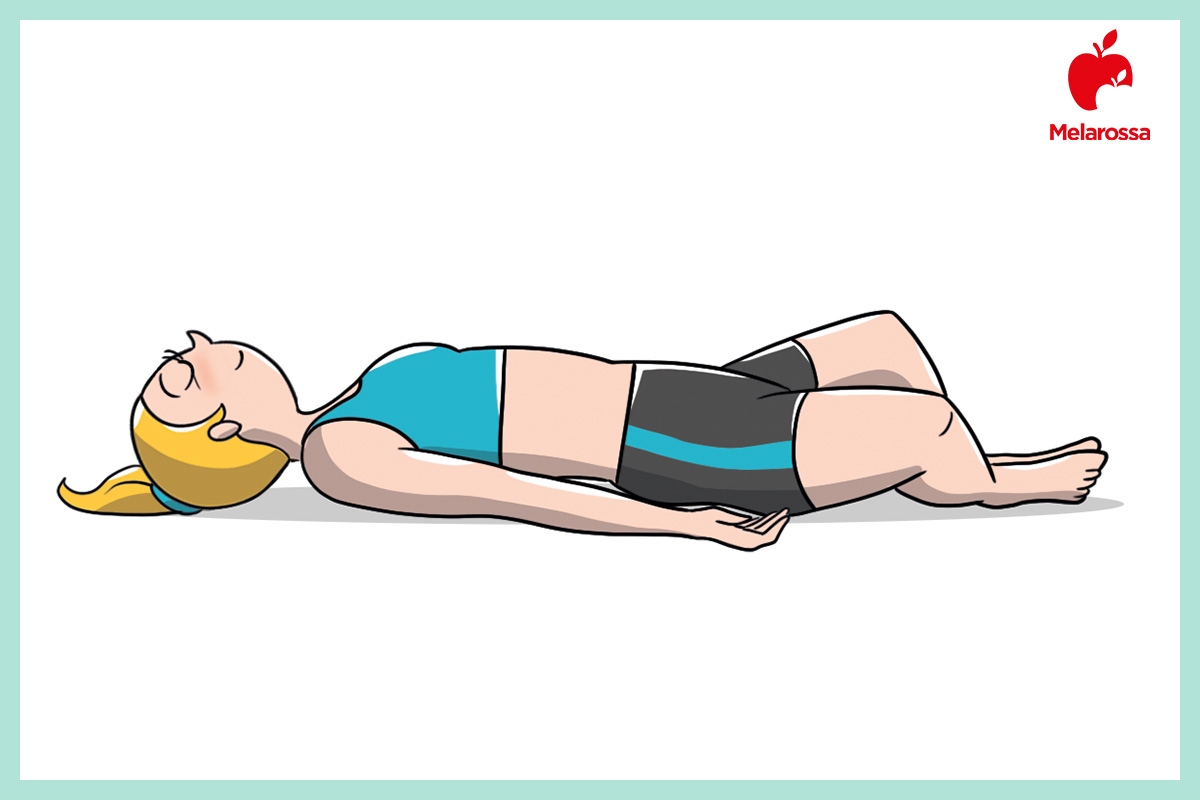 Adduttori: anatomia, a cosa servono, stretching ed esercizi 4 disegno che illustra la posizione per fare lo streching della farfalla