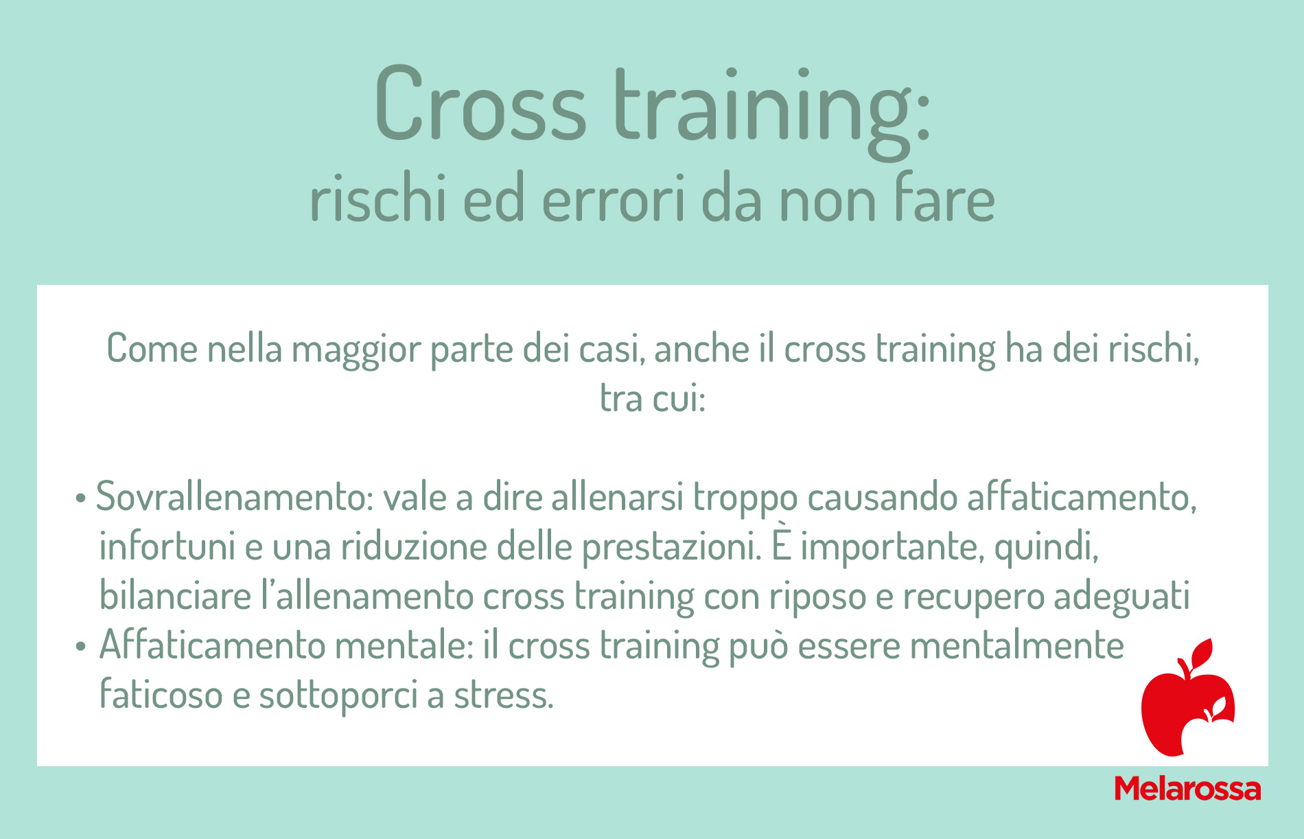 Cross Training: che cos'è, benefici e allenamento per dimagrire 3 cross training: errori da evitare