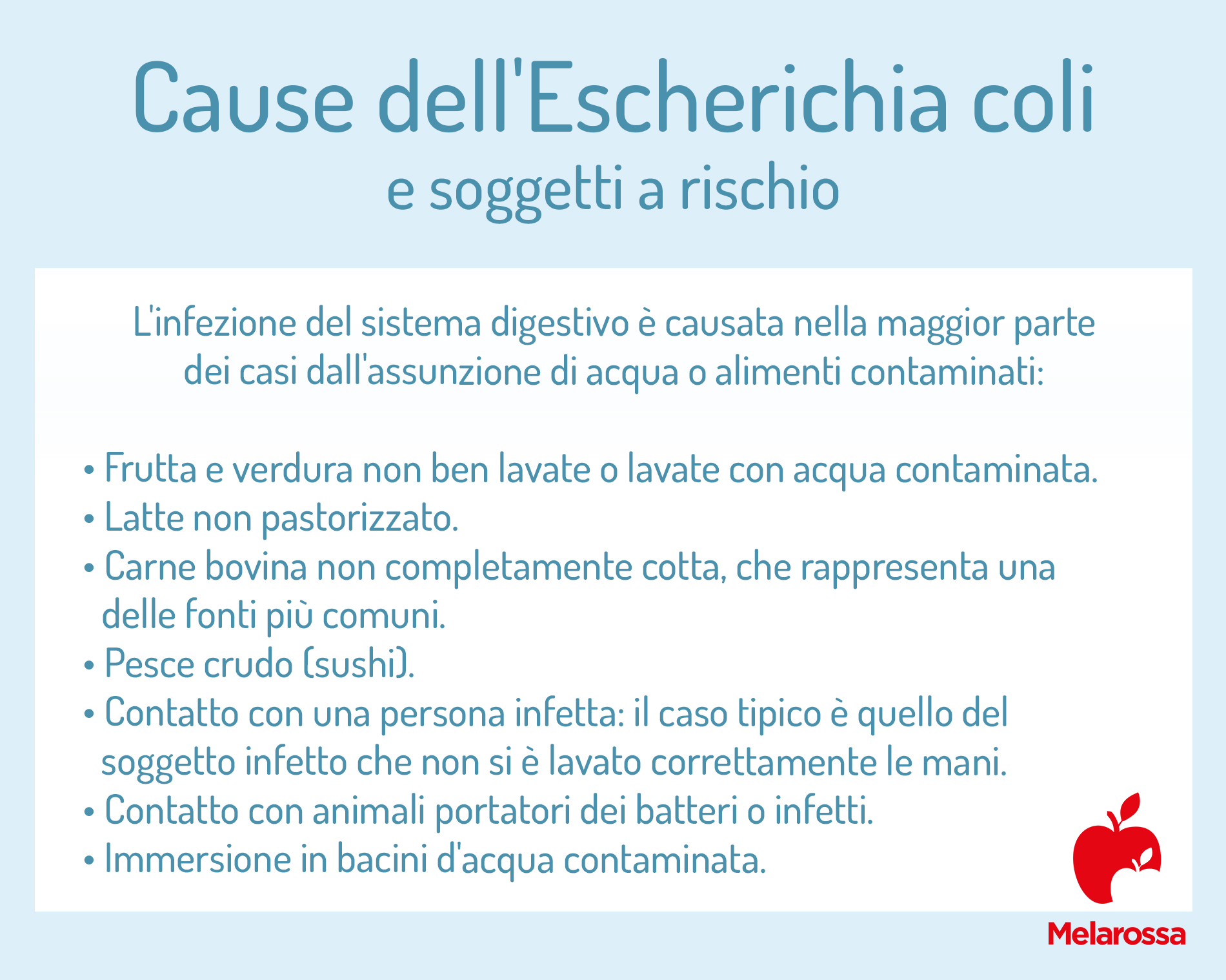 Escherichia coli: cos'è, come si trasmette l'infezione, sintomi, cure e prevenzione 4 escherichia coli: cause