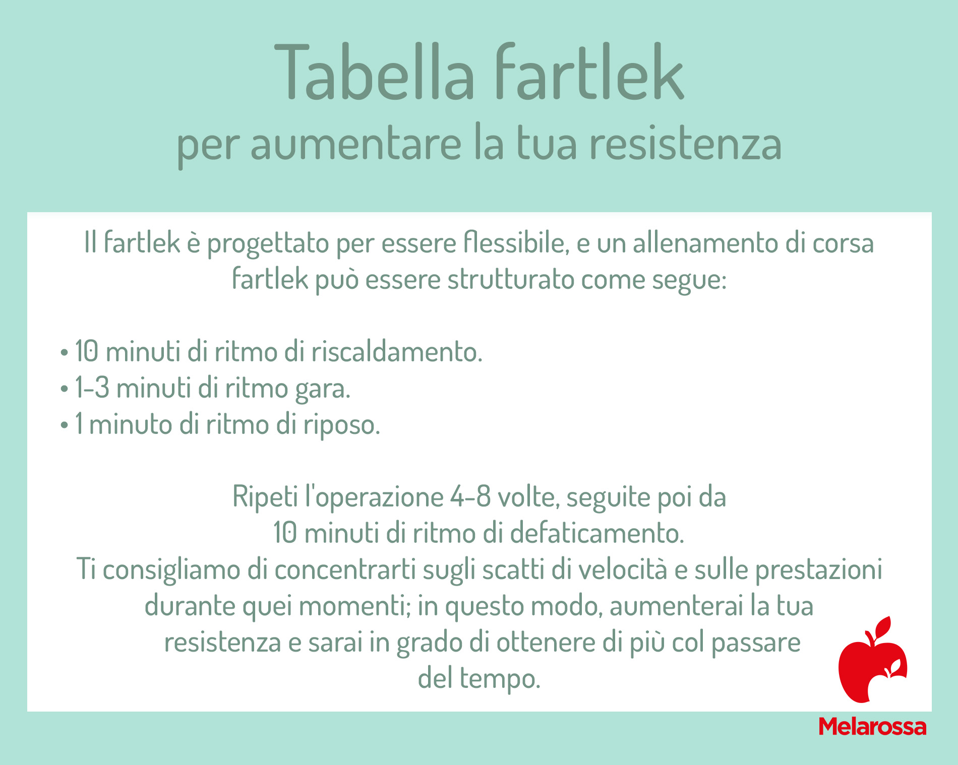 Fartlek: cos'è, come funziona, benefici, tabelle di allenamento per la corsa 2 fartlek per aumentare la resistenza 1