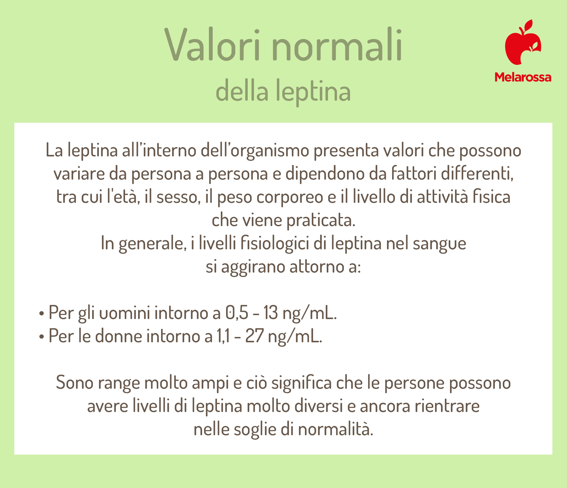 Leptina: che cos'è, legame con fame e obesità, valori normali e come stimolarla 4 leptina: valori normali