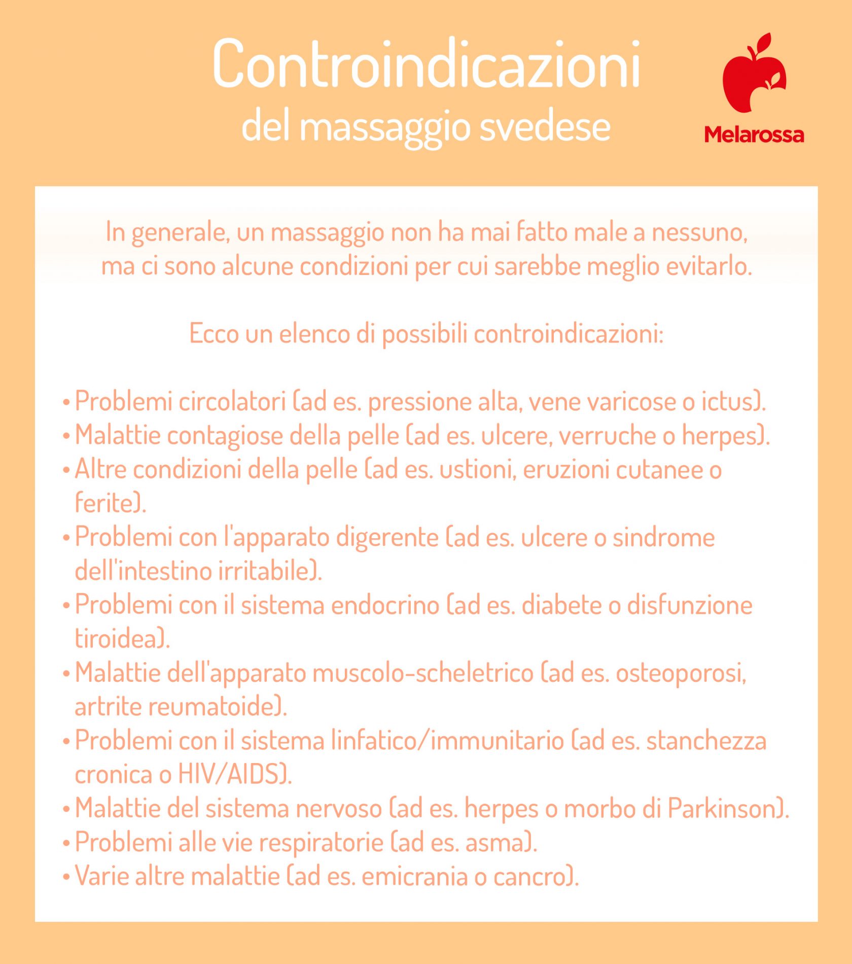 Massaggio svedese: che cos'è, tecniche, a cosa serve, benefici e quanto costa la seduta 4 massaggio svedese: controindicazioni