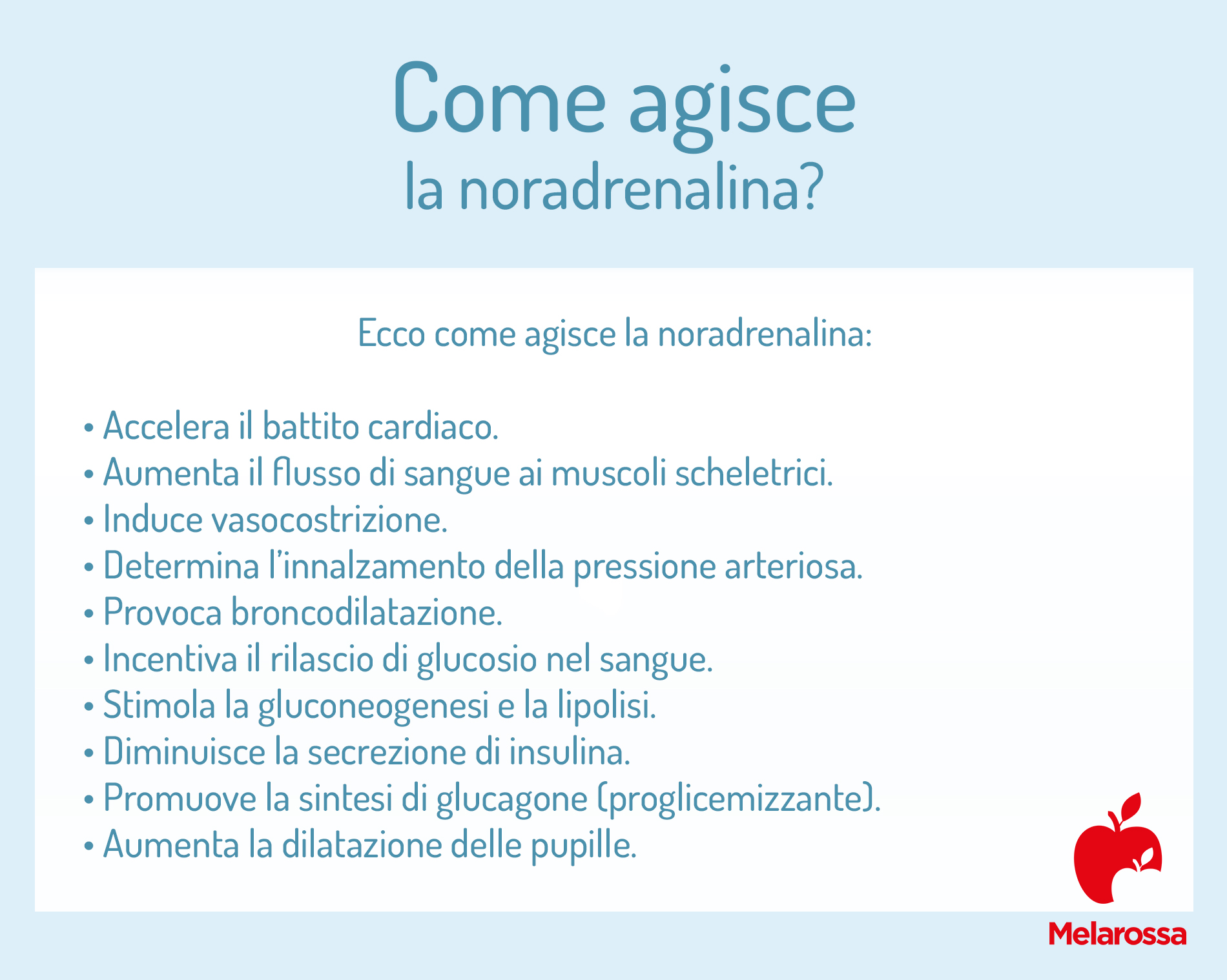 Noradrenalina: che cos'è, a cosa serve, effetti sul metabolismo 2 noradrenalina: come agisce