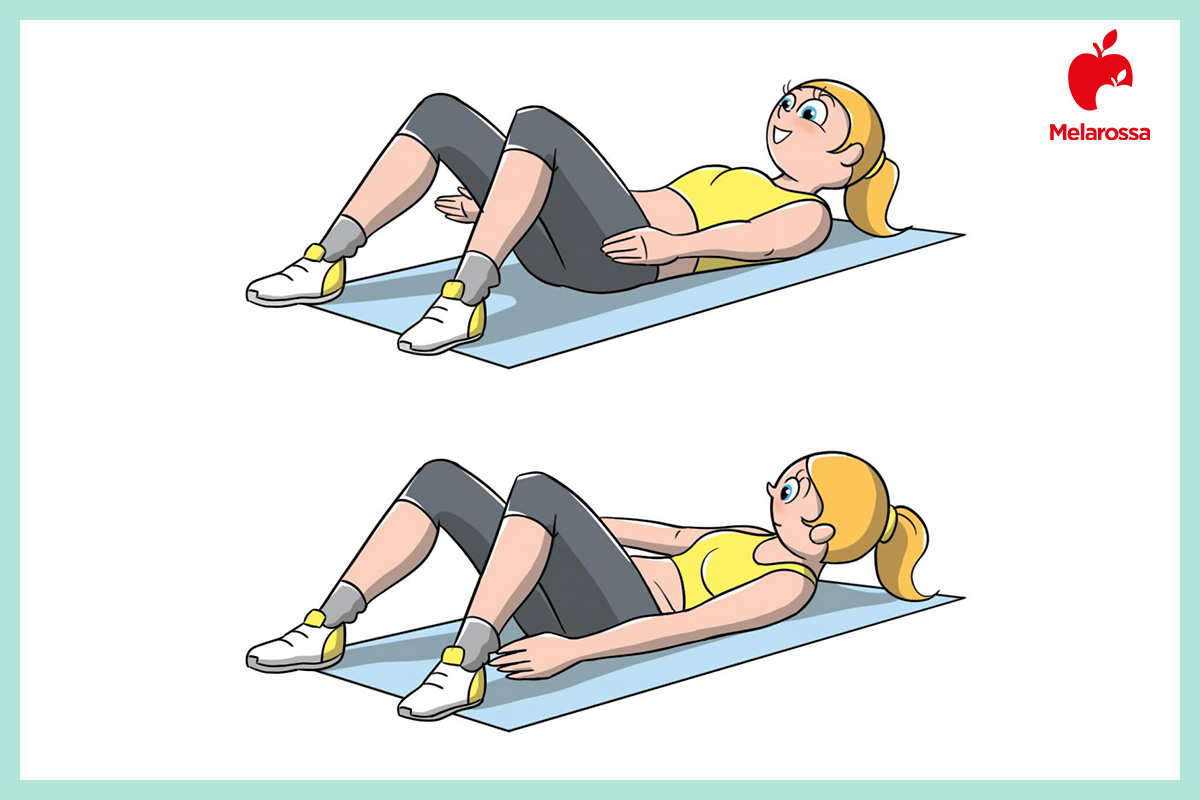 Allenamento a corpo libero: esercizi total body per bruciare calorie 7 Illustrazione di esercizio side to side per allenamento a corpo libero con movimento laterale da terra.