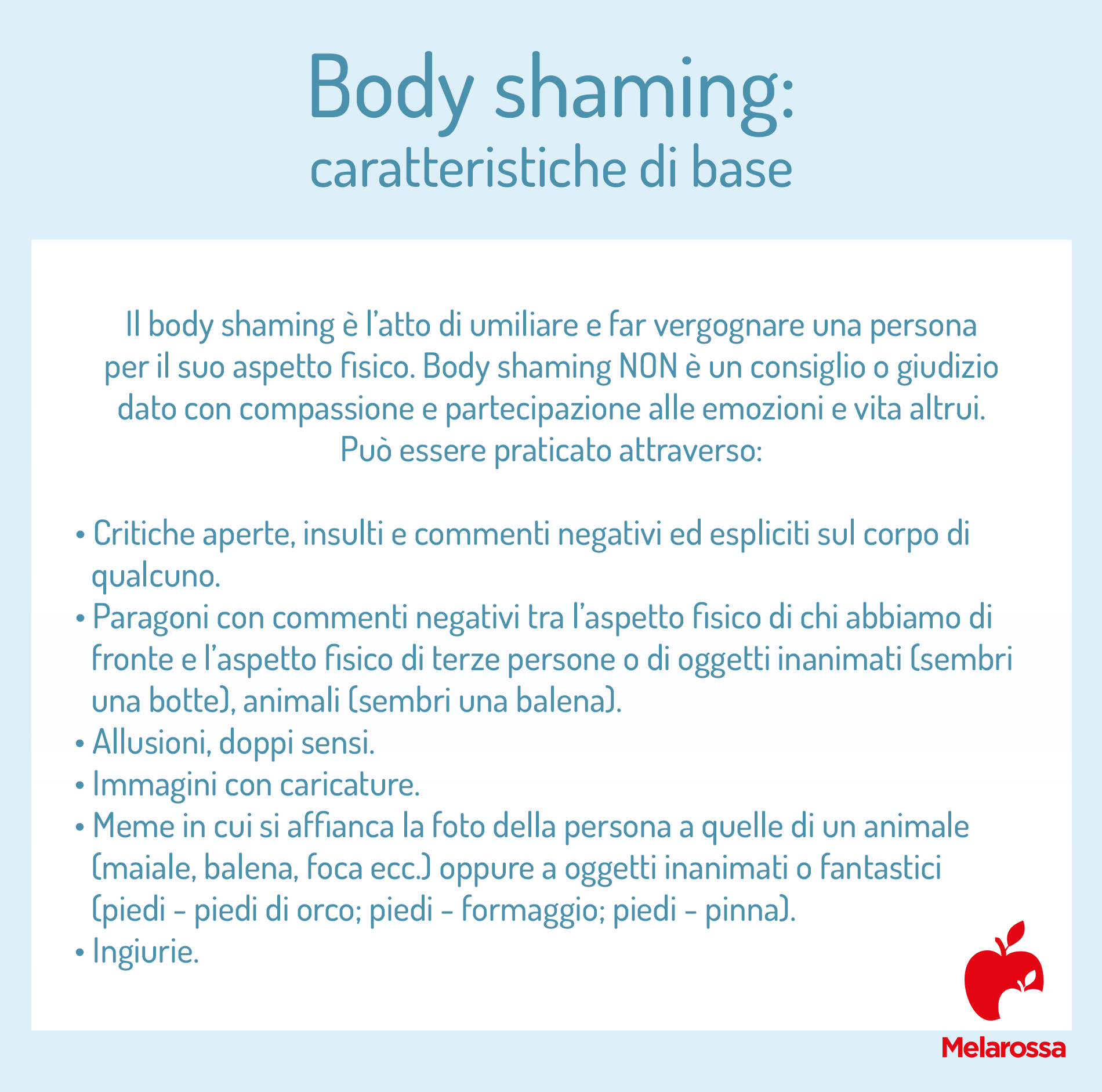 Body shaming: cosa significa, come si manifesta, quando è un reato e come combatterlo 1 body shaming: caratteristiche di base