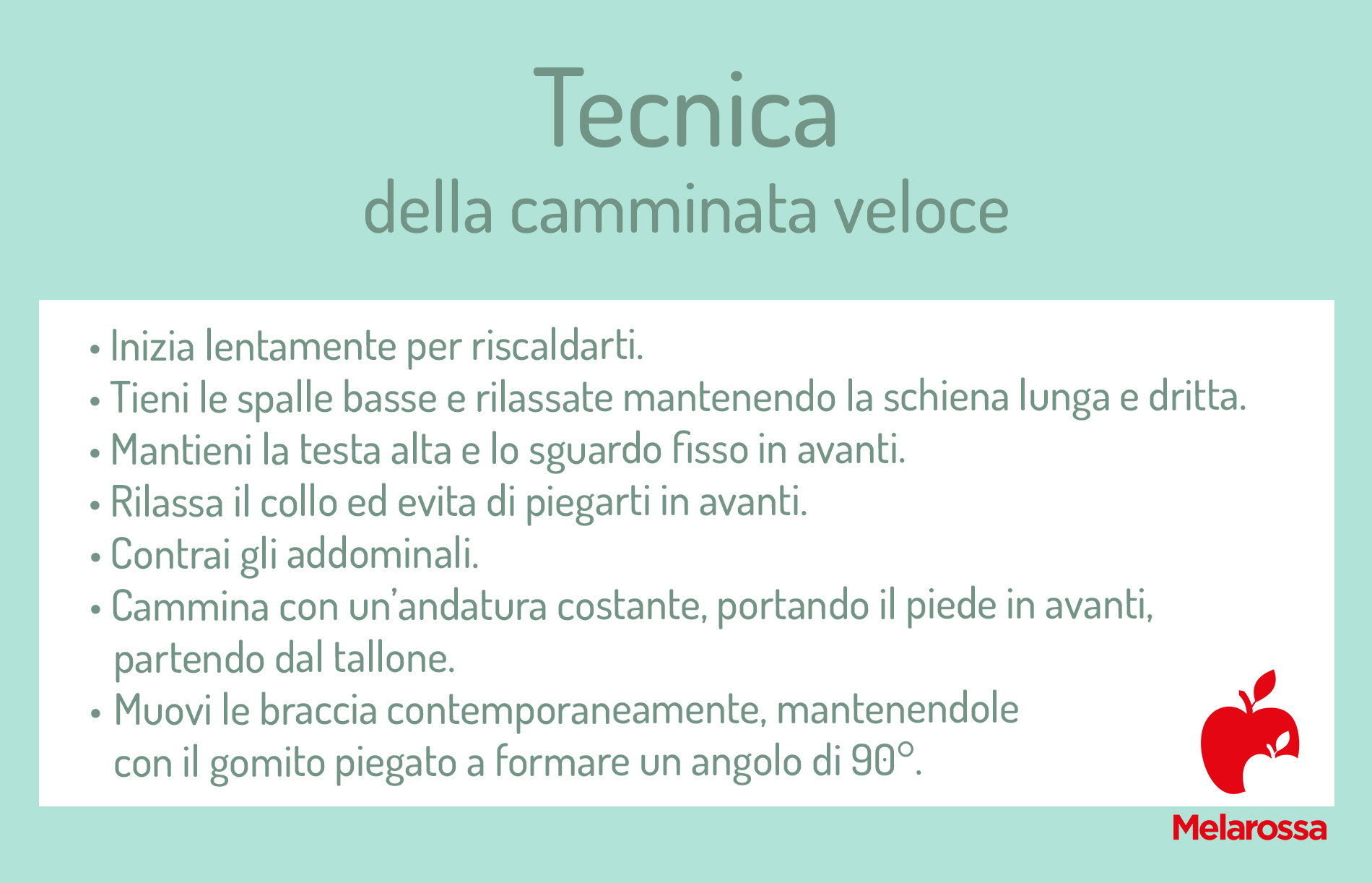 Camminata veloce per dimagrire: come allenarsi, benefici e tabelle di allenamento per 3 mesi 1 tecnica della camminata veloce