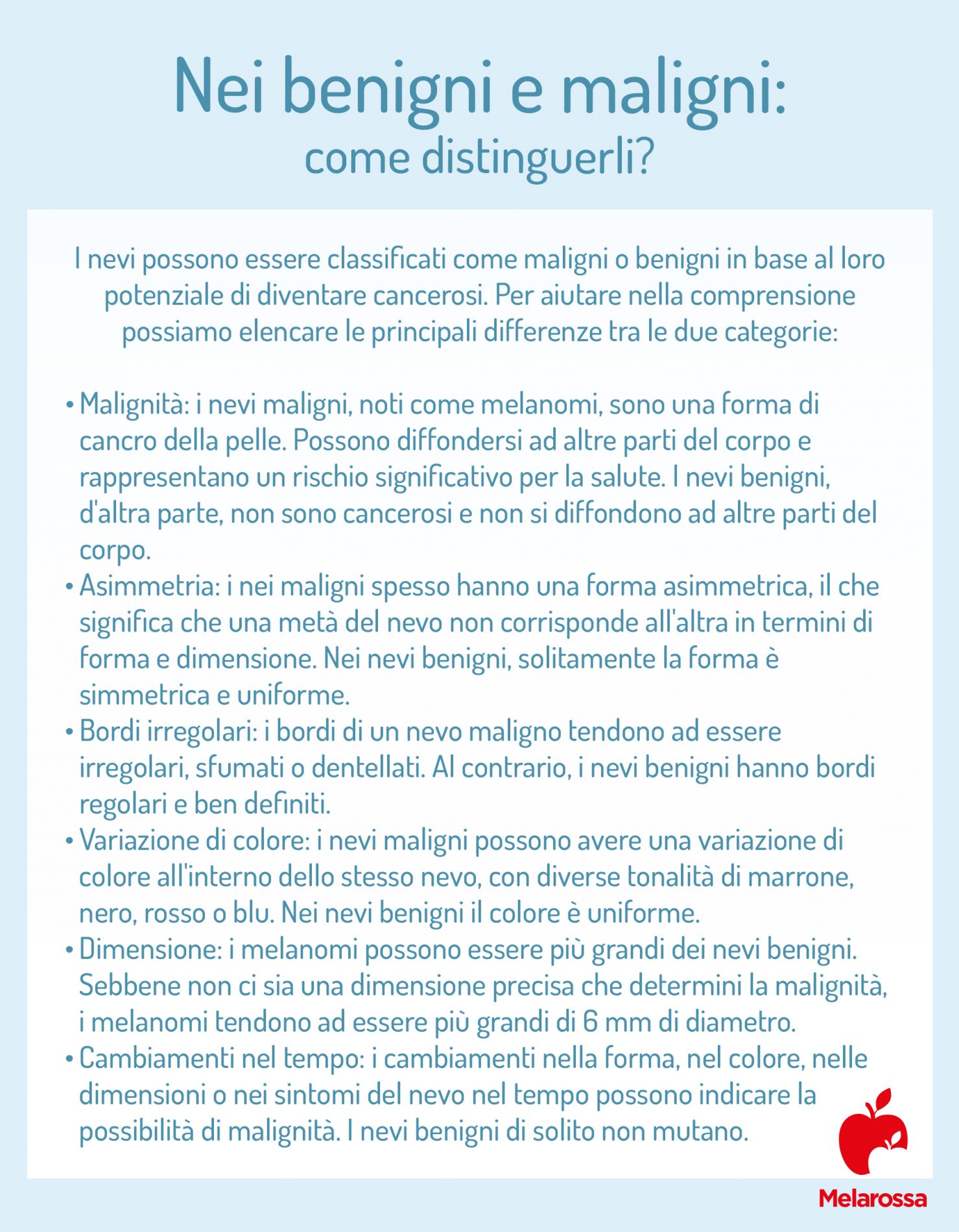 Nei o nevi: cosa sono, perché si formano e come riconoscere quelli maligni 2 come distinguerli i nei benigni e maligni