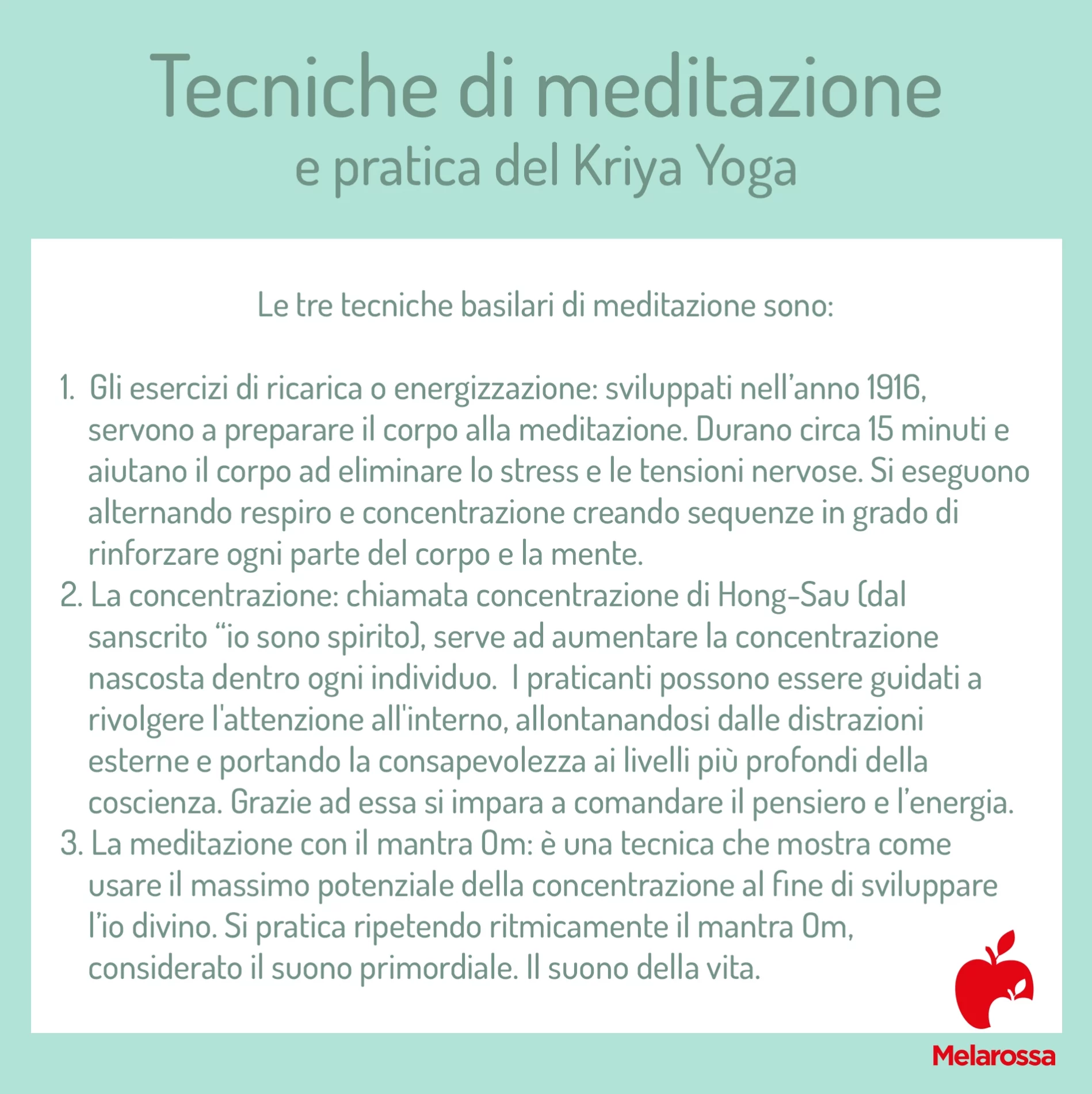 Kriya Yoga: cos'è, cosa significa, come si pratica, benefici, storia e origine 4 Kriya yoga: tecniche di meditazione