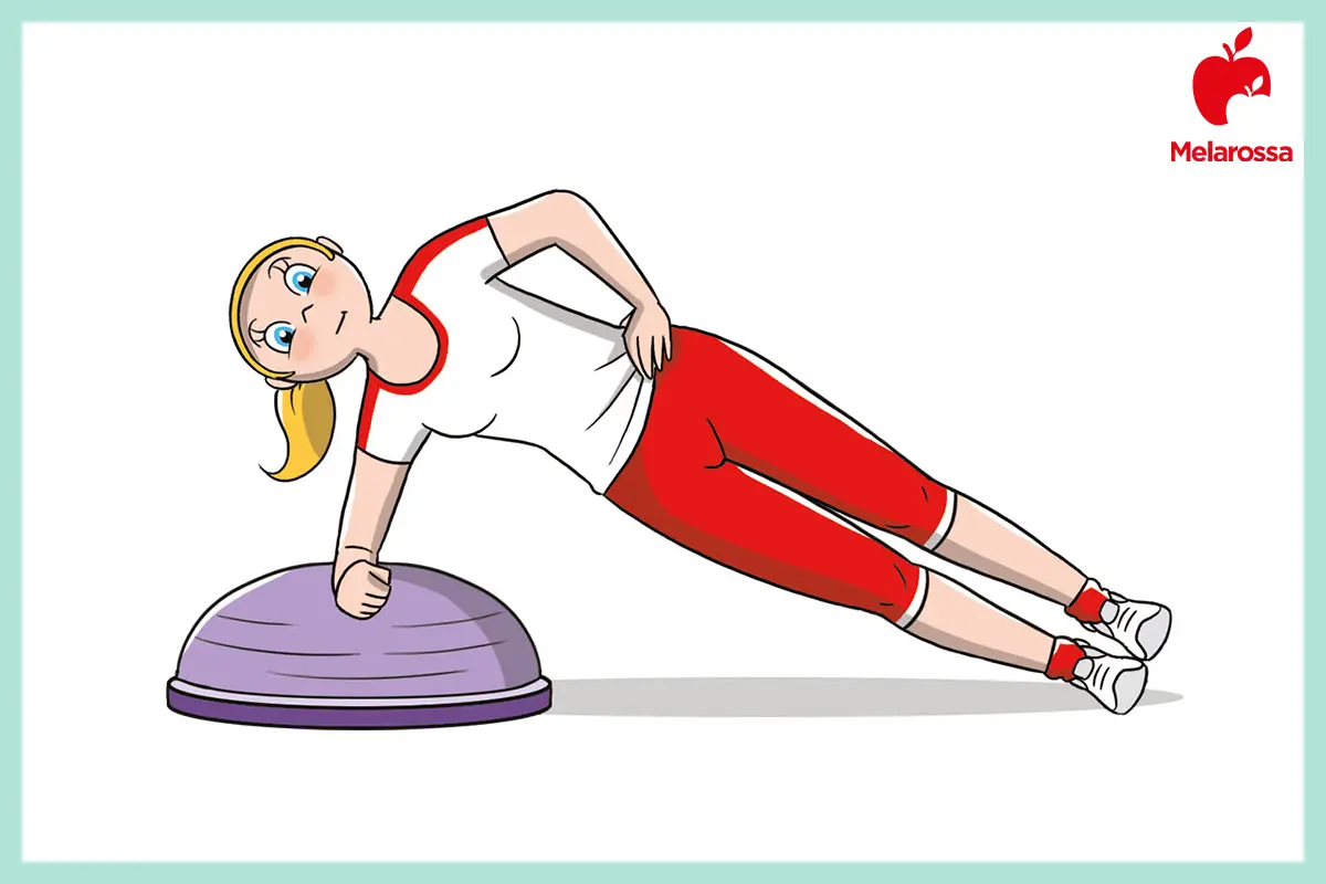 Bosu: come usarlo, benefici, esercizi e programma di allenamento per tonificare la muscolatura profonda 13 esercizi con il bosu: side plank