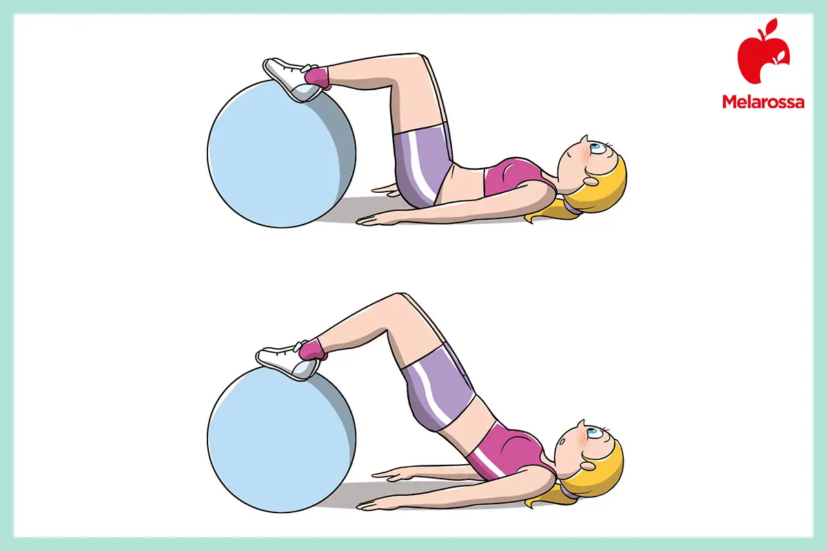I migliori esercizi con la fitball per tonificare braccia, gambe e addominali 4 i migliori esercizi con la fitball: come fare il ponte