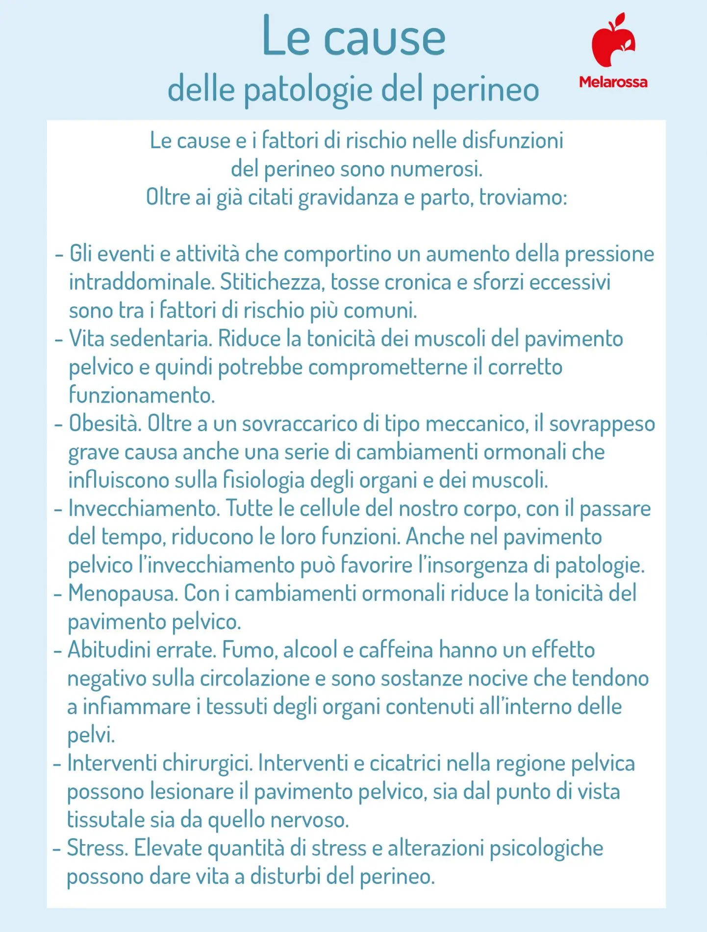 Perineo: cos’è, anatomia, funzioni, patologie, cure e prevenzione 5 le cause delle patologie del perineo