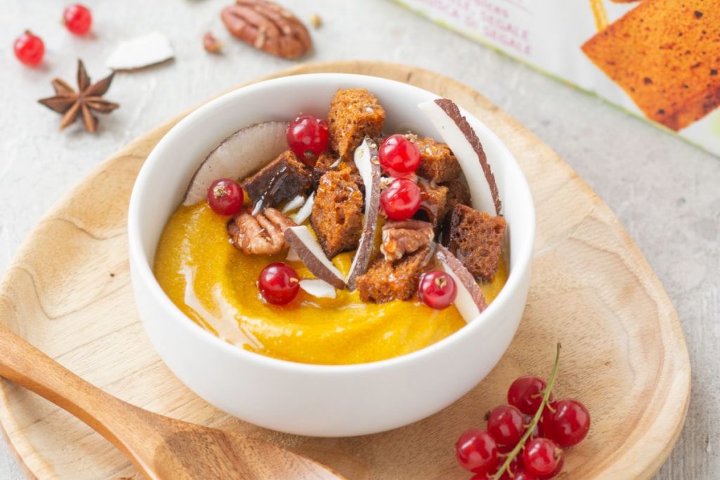 Pumpkin breakfast bowl al pain d’epices 7 pumpkin bowl step5