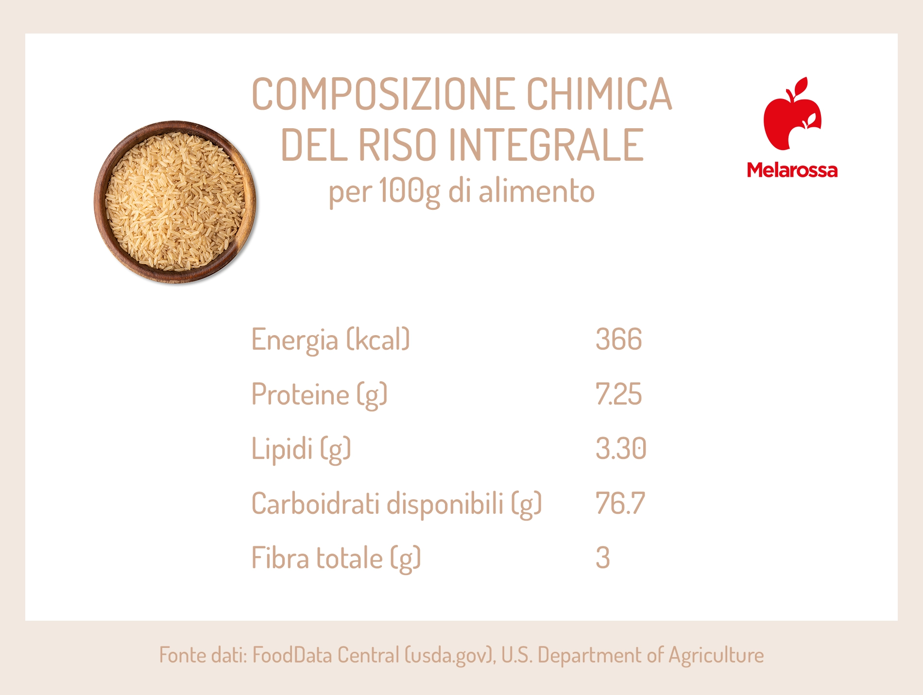 Riso integrale: differenze con il riso bianco, calorie, proprietà, benefici e ricette 1 le calorie del riso integrale