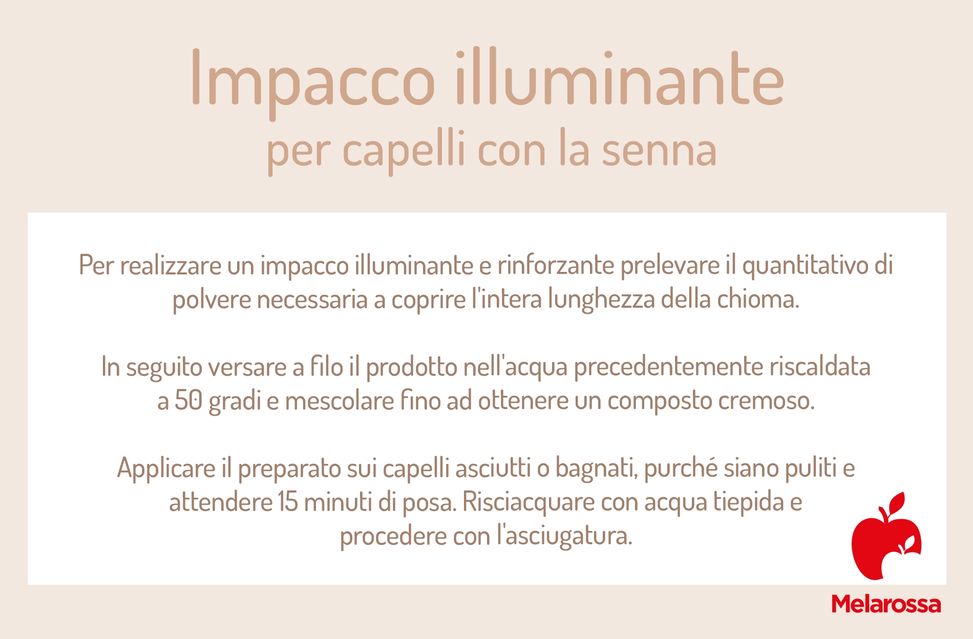 Senna (pianta): proprietà, benefici e usi del lasstivo naturale 3 Impacco illuminante per capelli con la senna