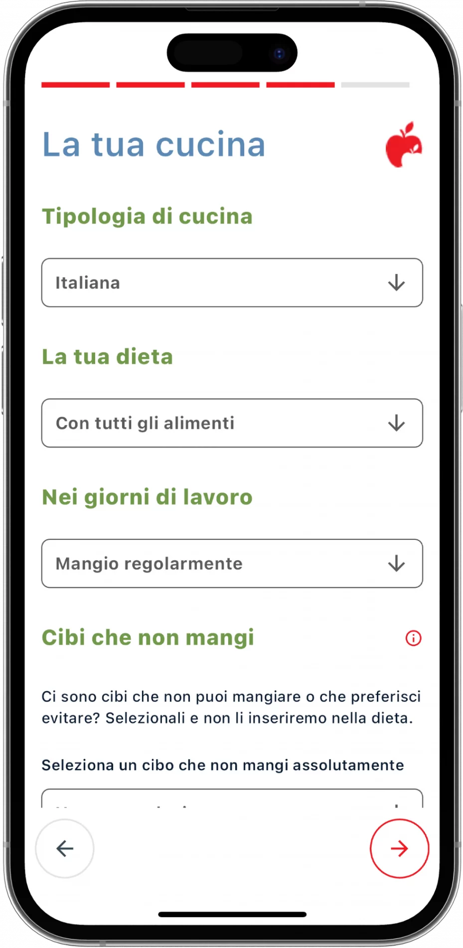 Dimagrisci con l'app di Melarossa: scopri i vantaggi e come funziona 4 Dimagrisci con l'app Melarossa: percorso di iscrizione