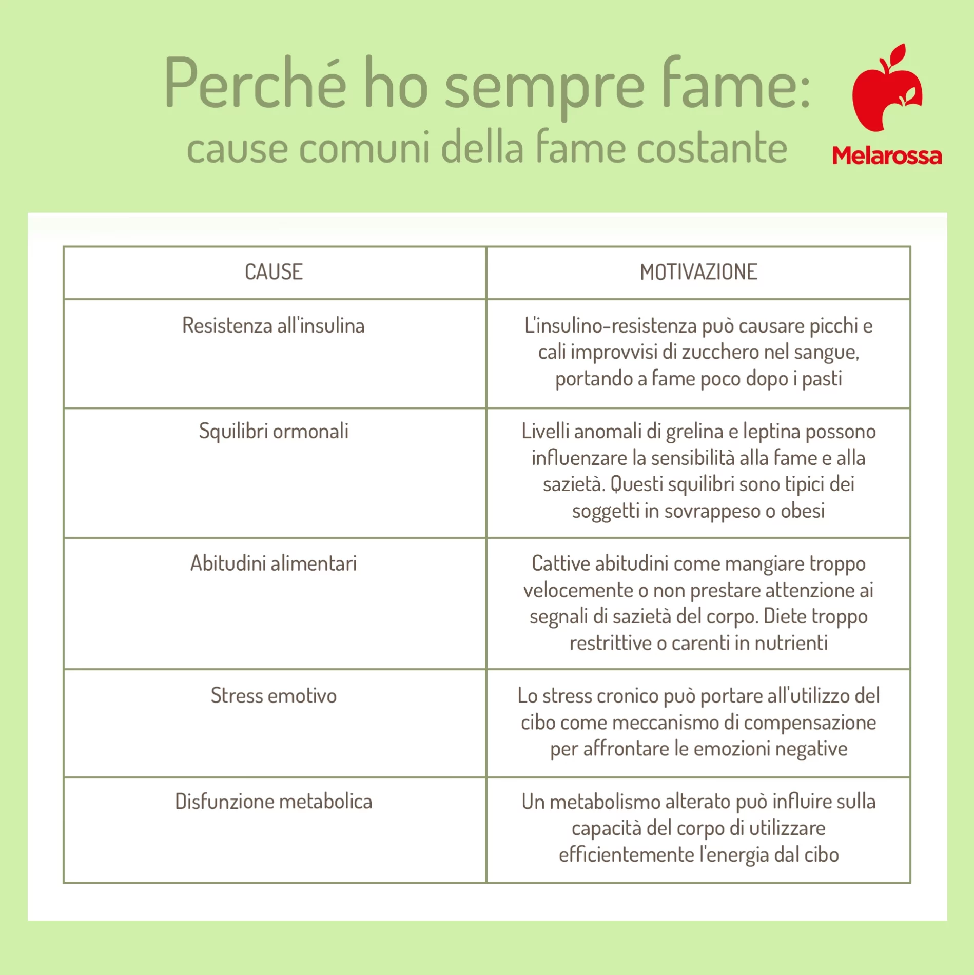 Ho sempre fame: scopri perché e come gestire gli attacchi di fame 1 ho sempre fame: cause comuni