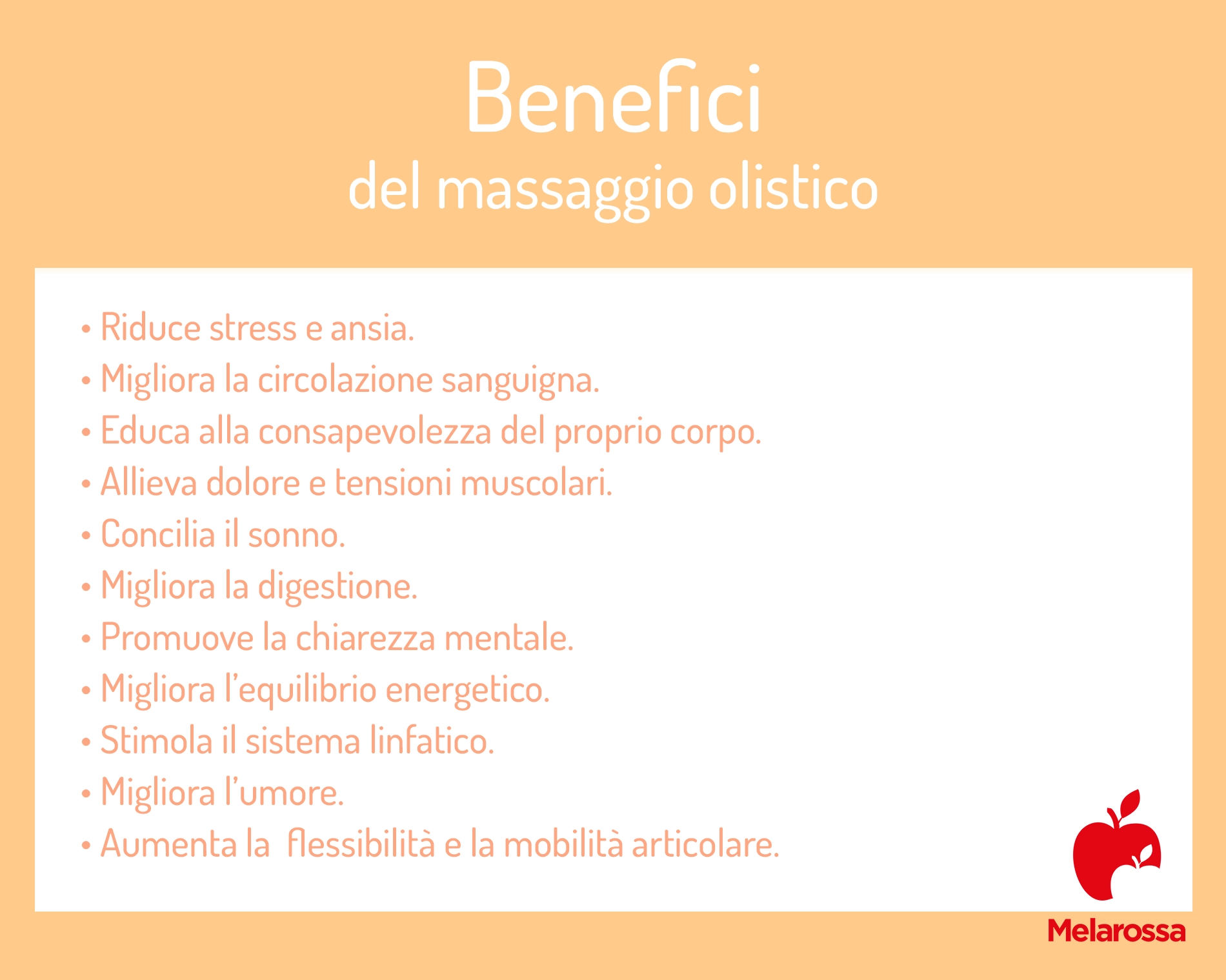 Massaggio olistico: che cos'è, benefici, tecniche, costi 2 tabelle con tutti benefici del massaggio olistico