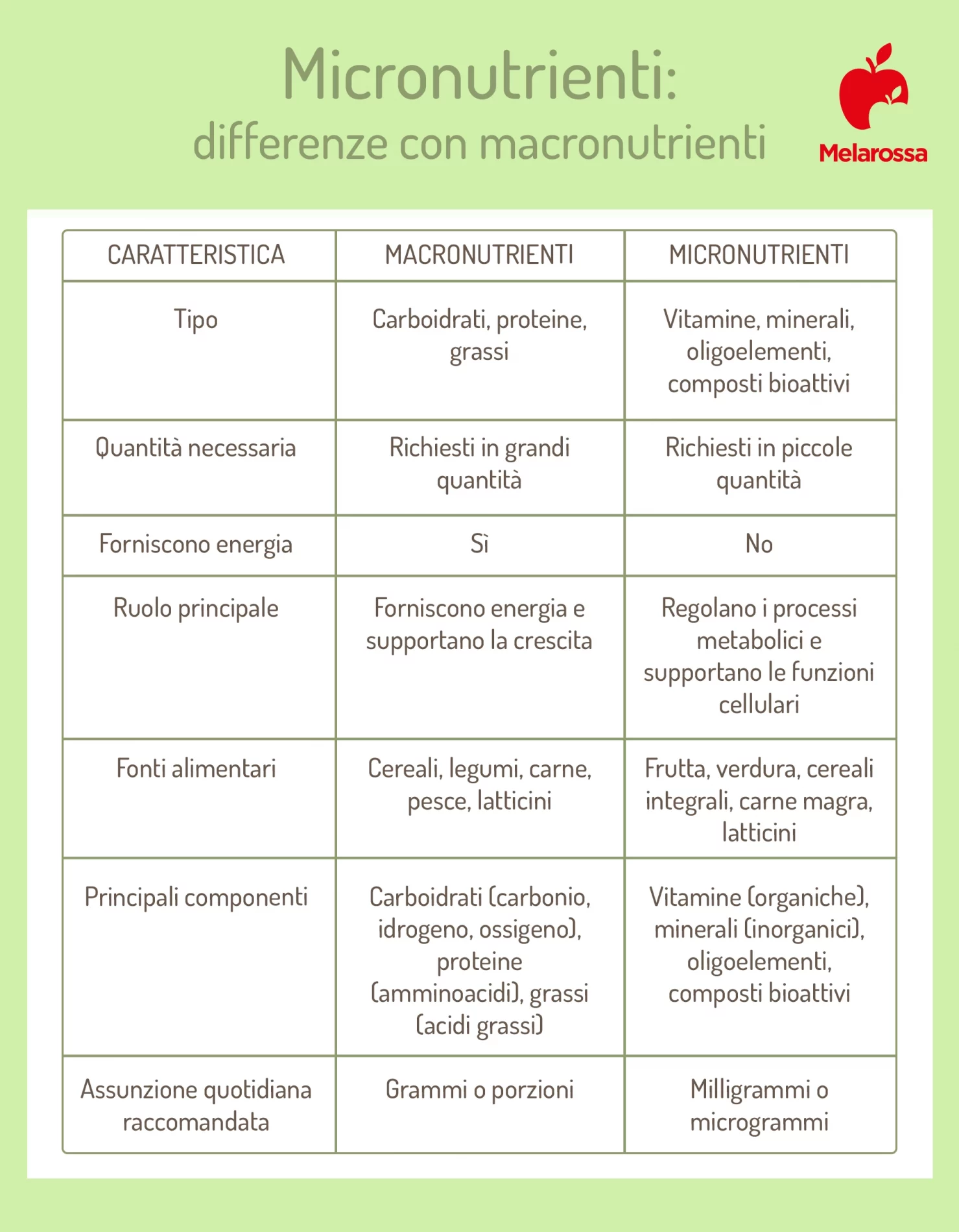 Micronutrienti: cosa sono, a cosa servono, benefici 1 micronutrienti e macronutrienti: differenze
