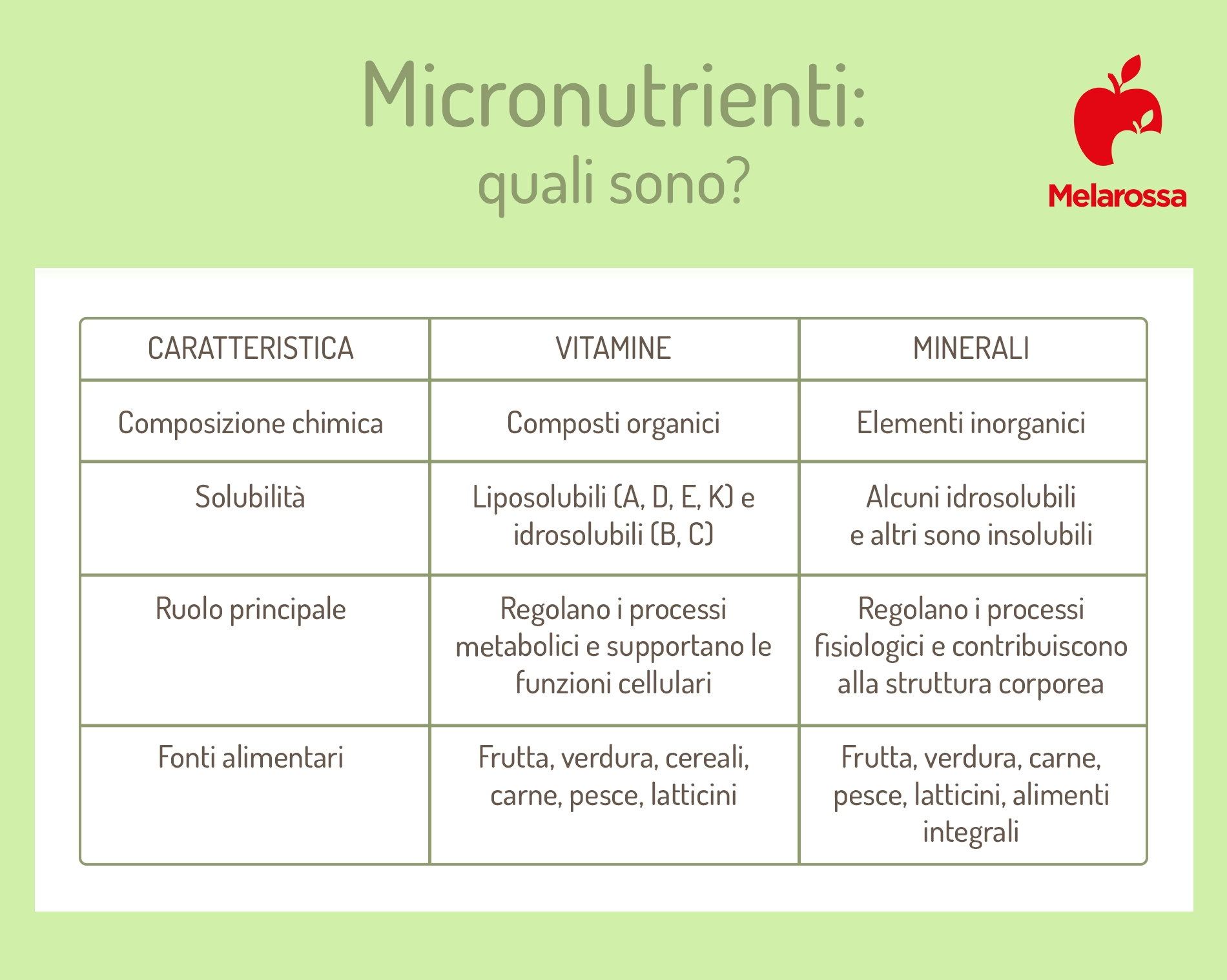 Micronutrienti: cosa sono, a cosa servono, benefici 2 micronutrienti quali sono 1