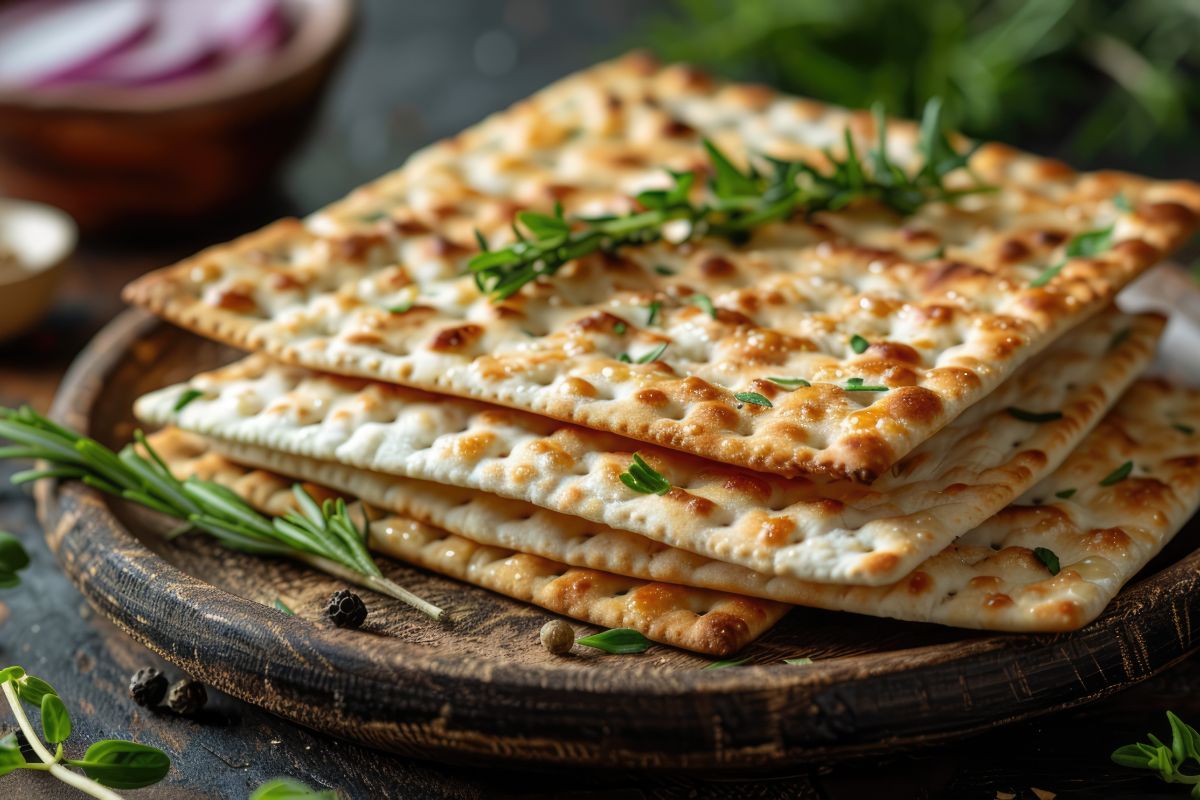 Tipi di pane: tipologie più diffuse in Italia, valori nutrizionali e come mangiarli a dieta 1 Alcune fette di pane azzimo