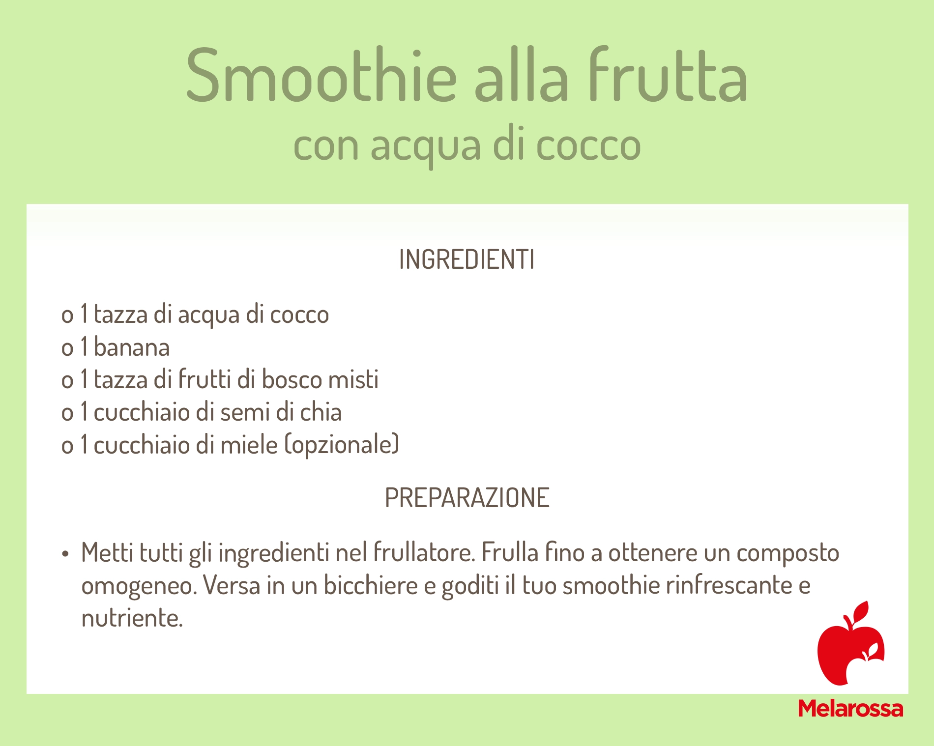 Acqua di cocco: valori nutrizionali, benefici e usi 4 acqua di cocco smoothie