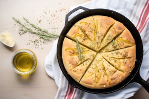 Focaccia in padella: la ricetta pronta in 15 minuti
