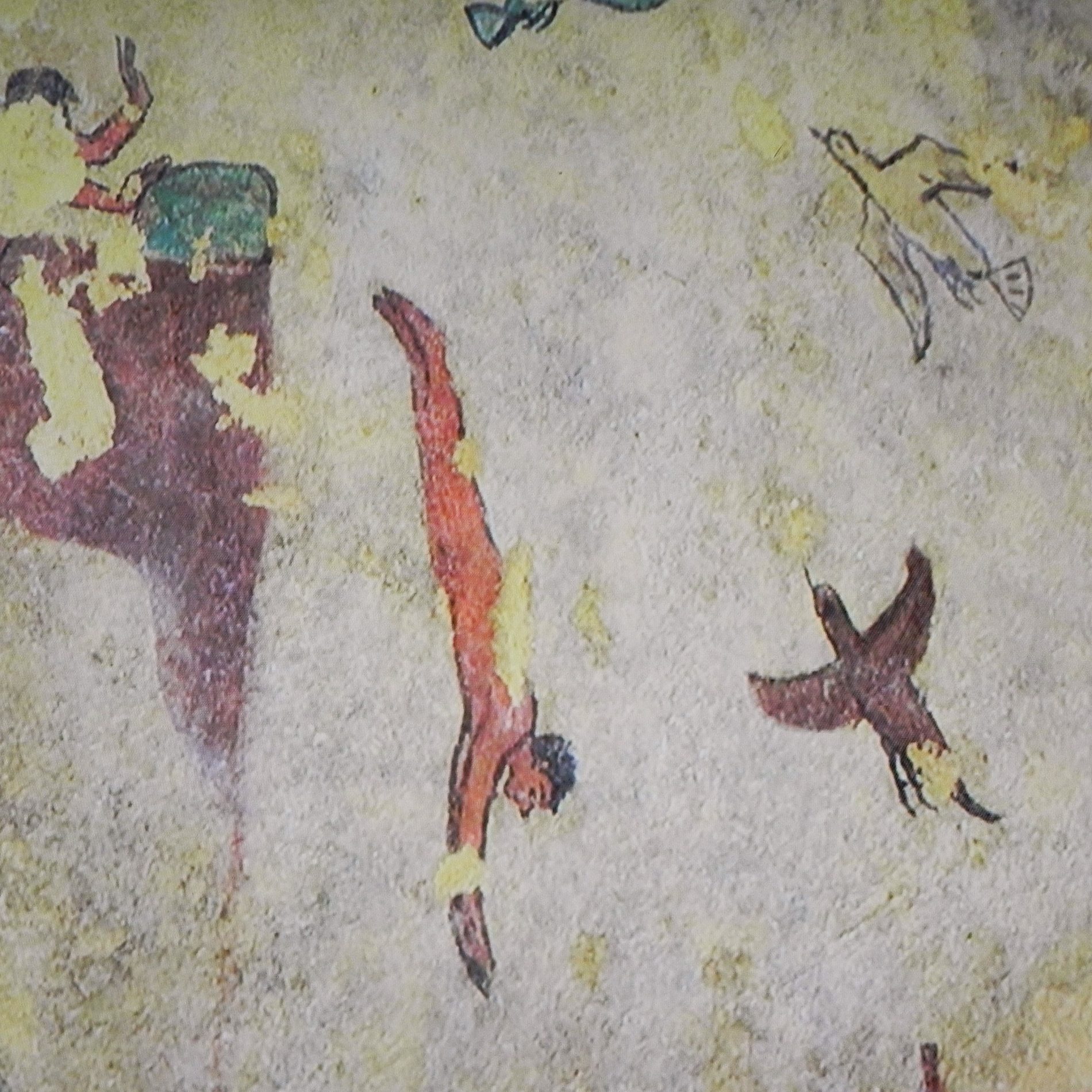Alla scoperta di Tarquinia, scrigno etrusco nell'alto Lazio 1 Tarquinia affresco etrusco del nuotatore che si tuffa