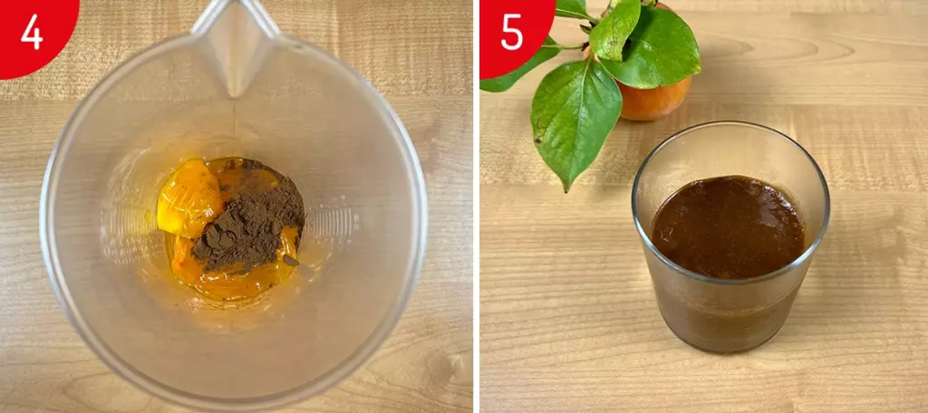 Budino di cachi e cacao: il dessert autunnale goloso con solo 130 calorie 4 budino-cacao-e-cachi