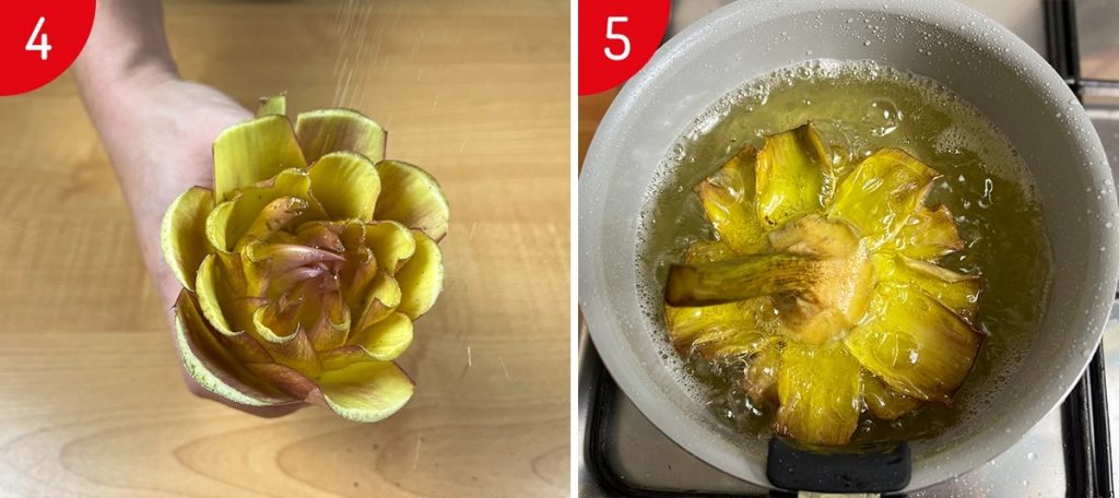 Carciofi alla giudia: la ricetta romana della tradizione 3 carciofi alla giudia 4 5