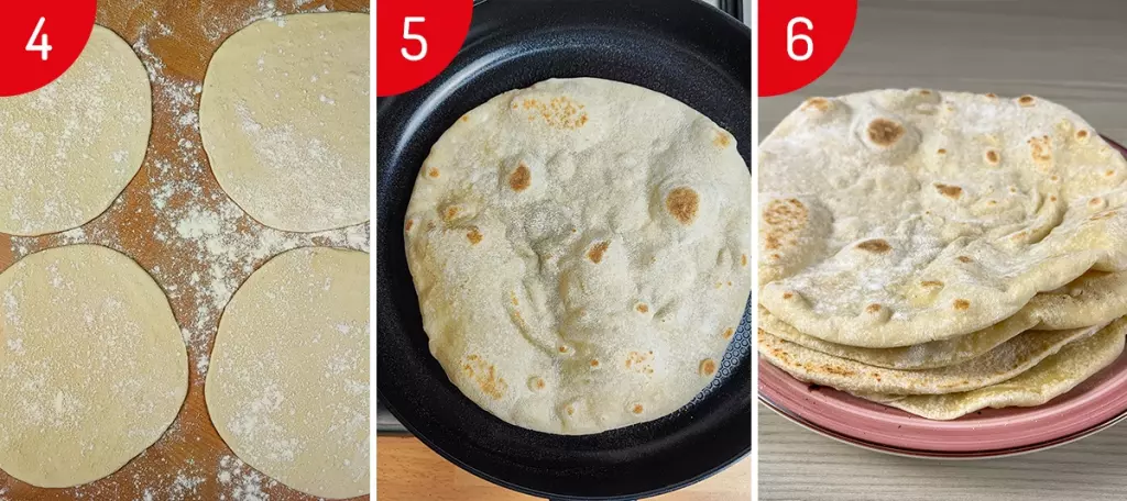 Pita: la ricetta del pane greco 3 pane-pita-step-4-5-6