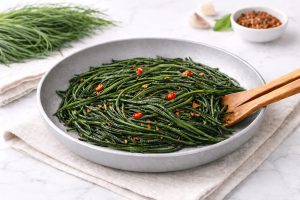 Agretti in padella: ricetta veloce con poche calorie